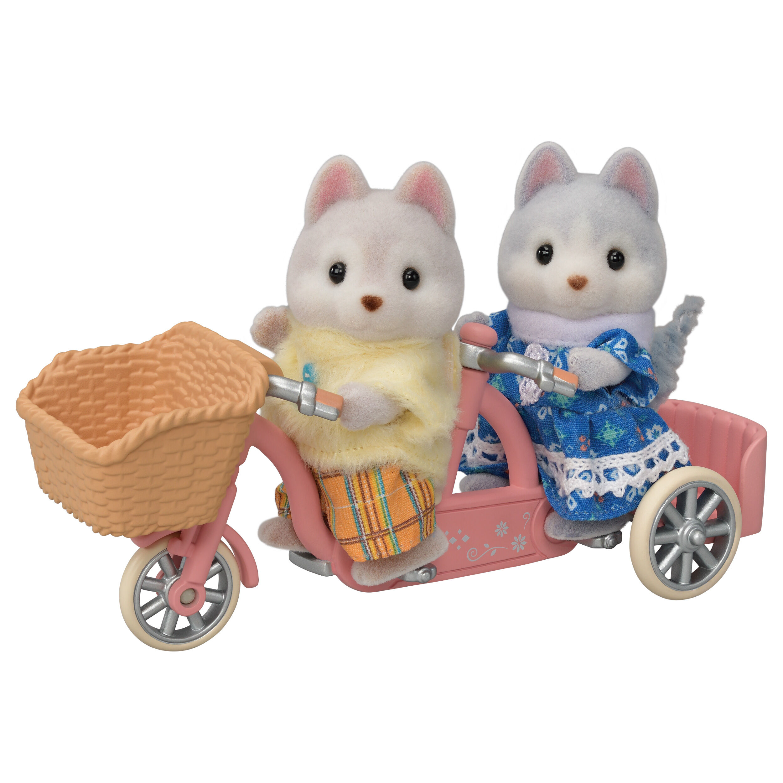 なかよしサイクリングセット-ハスキーきょうだい- / 家具と人形セット