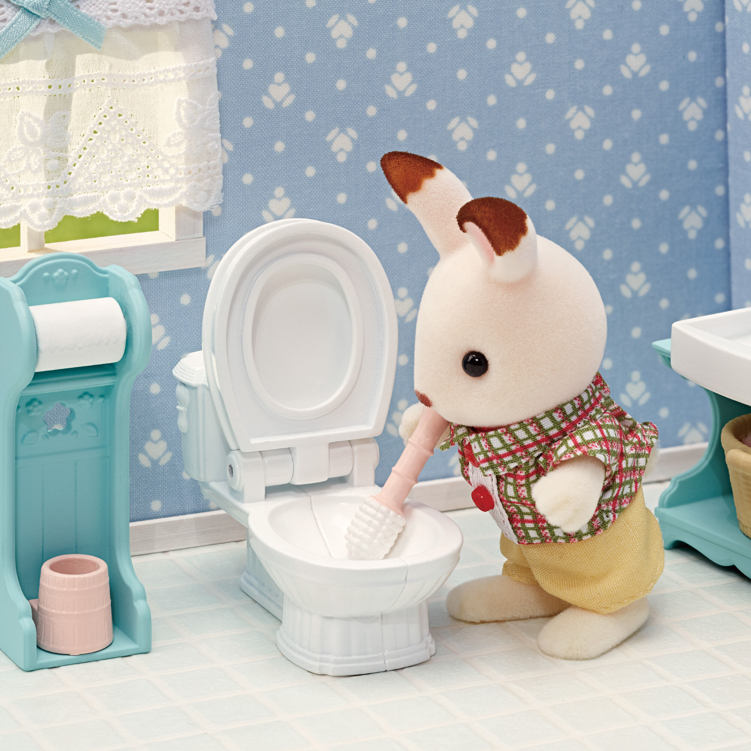 シルバニアファミリー - レア！シルバニアファミリー　バスルームセット Sylvanian Families シルバニアファミリー おすすめバスルーム