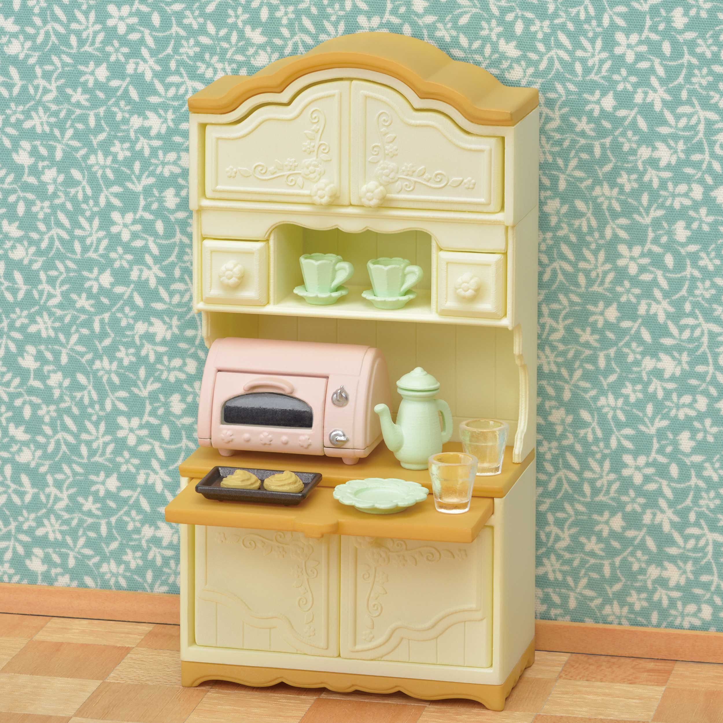 食器棚・トースターセット / 家具 - シルバニアファミリーオンラインショップ