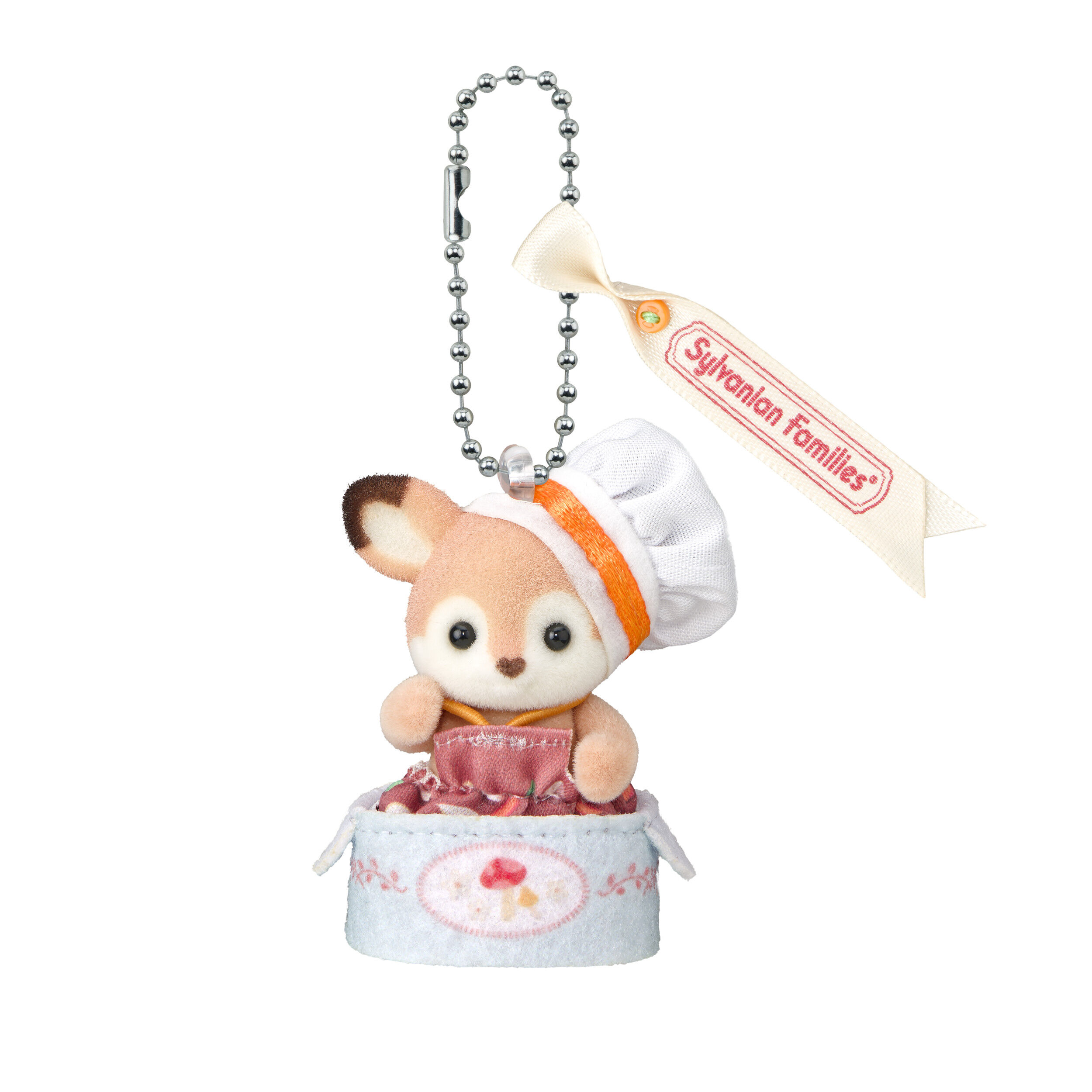 シルバニアファミリーキーチェーン シカの赤ちゃん -ぽかぽかスープ