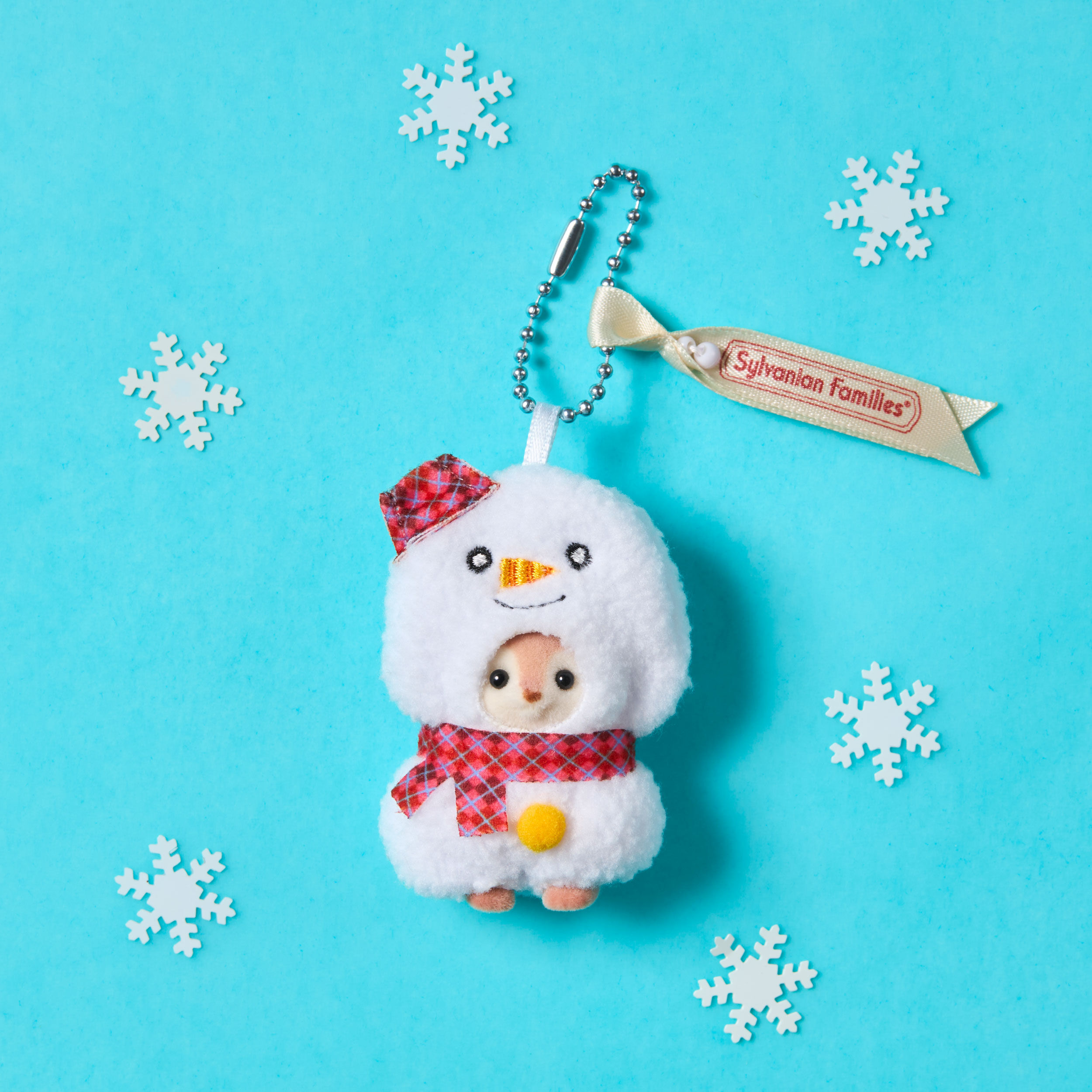 シルバニアファミリーキーチェーン シカの赤ちゃん-雪だるま- / 雑貨・生活用品・アパレル - シルバニアファミリーオンラインショップ
