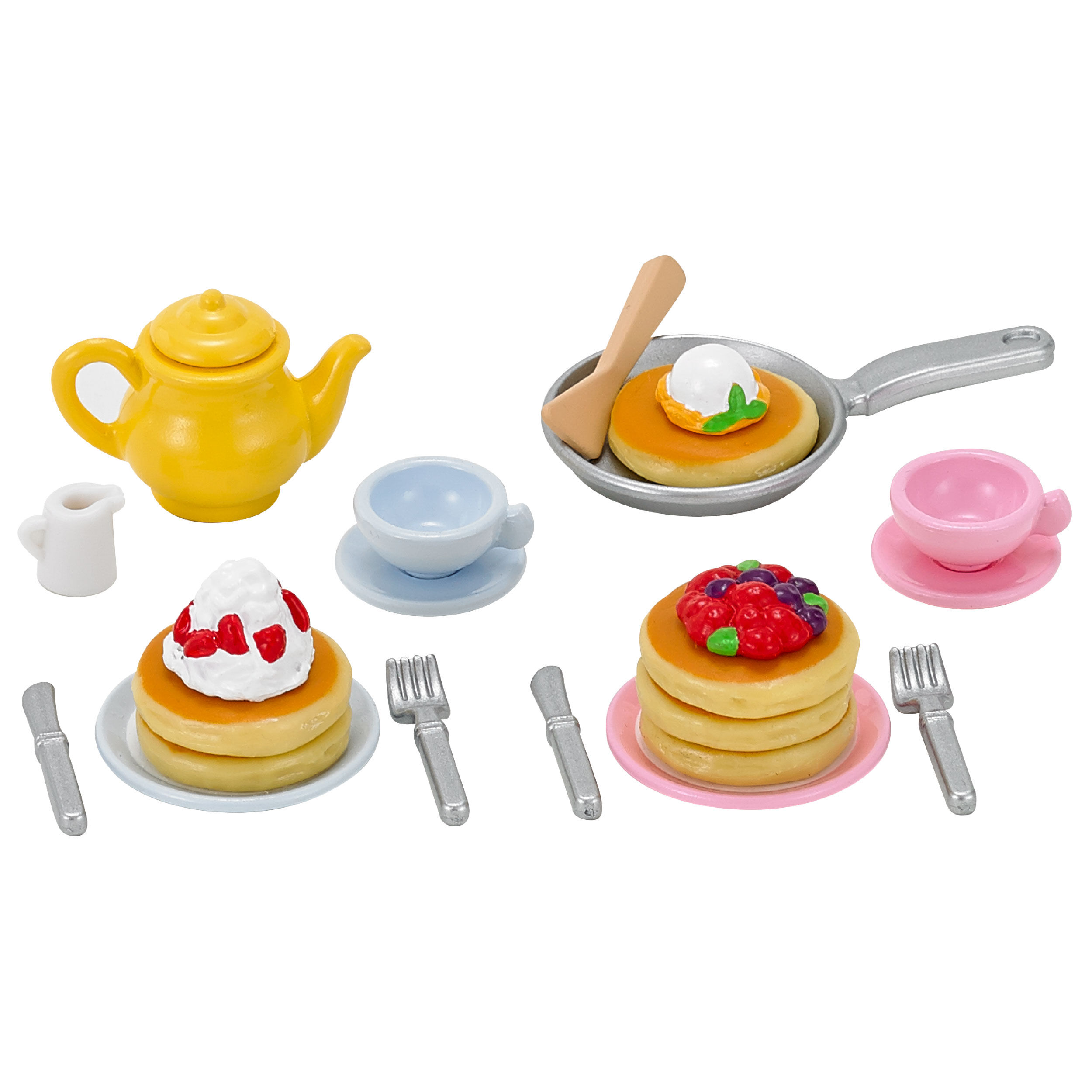 ふわふわパンケーキセット / 家具 - シルバニアファミリー