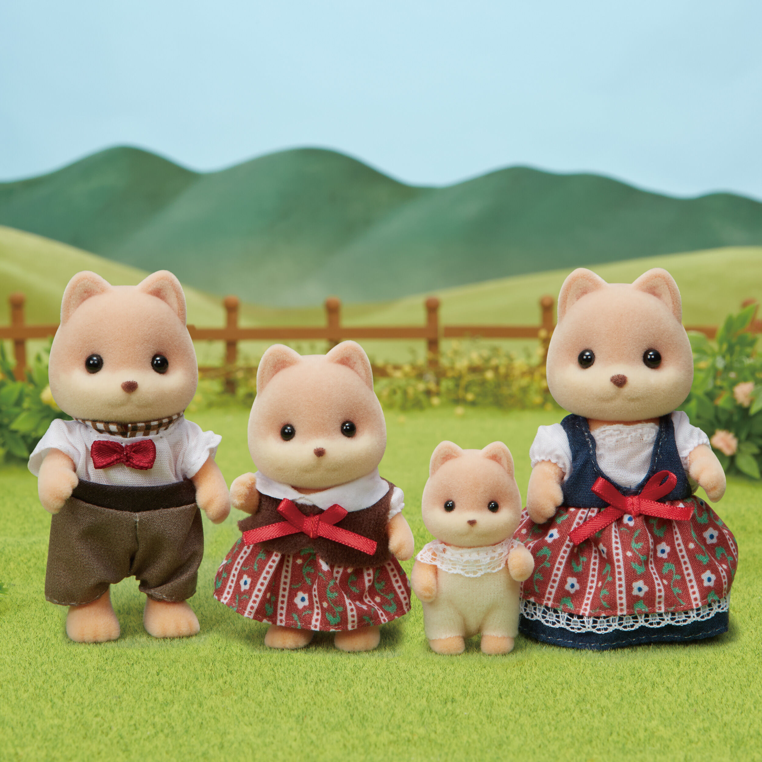 シルバニア　な〜 限定付録】シルバニアファミリー『フローラウサギのシエル』が