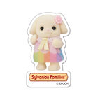 ステッカー　フローラウサギの赤ちゃん（にじいろ服）, hi-res image number 0