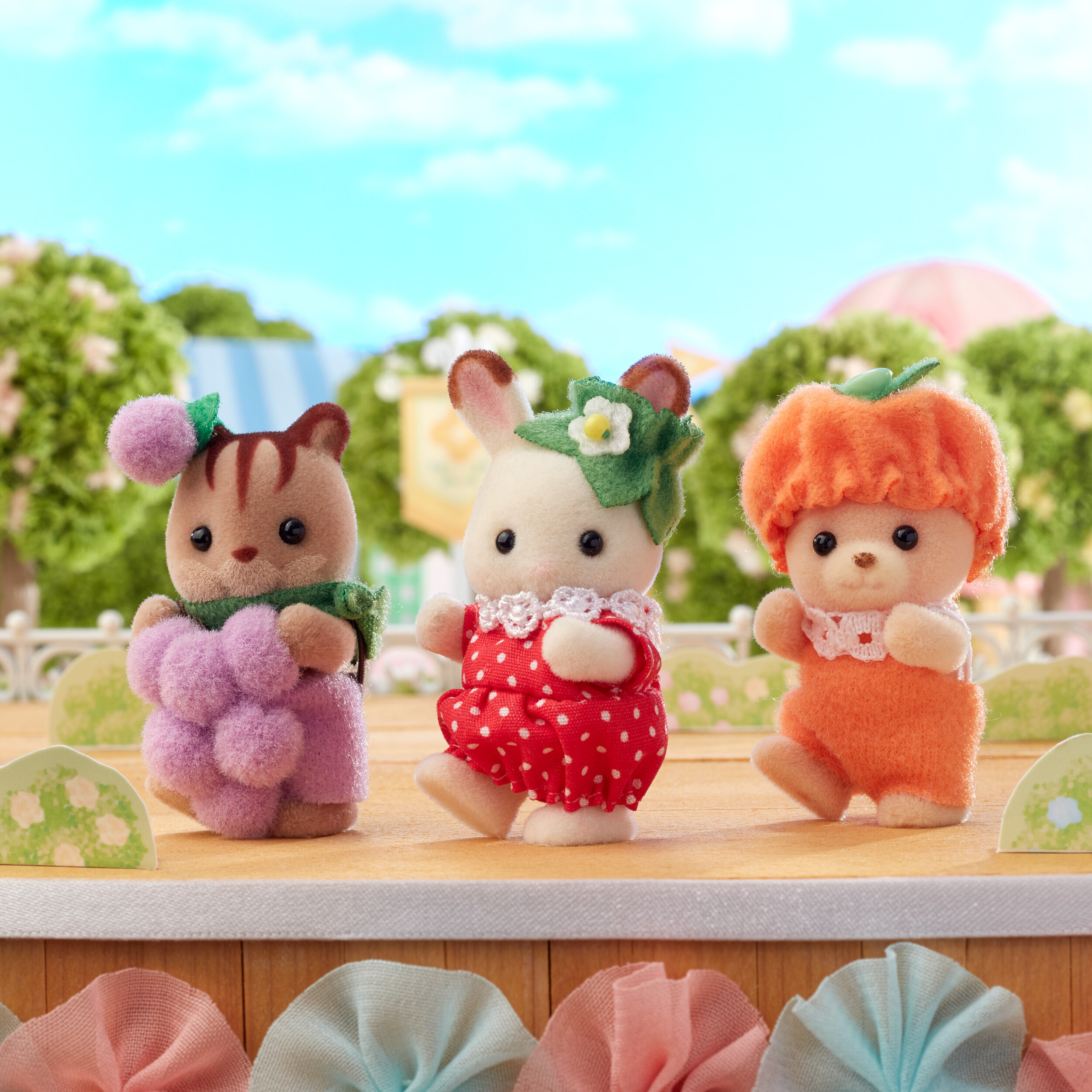 爆買いしたくなる 赤ちゃんトリオ（フルーツ） シルバニアファミリー - 赤ちゃん / おもちゃ(女児向け)