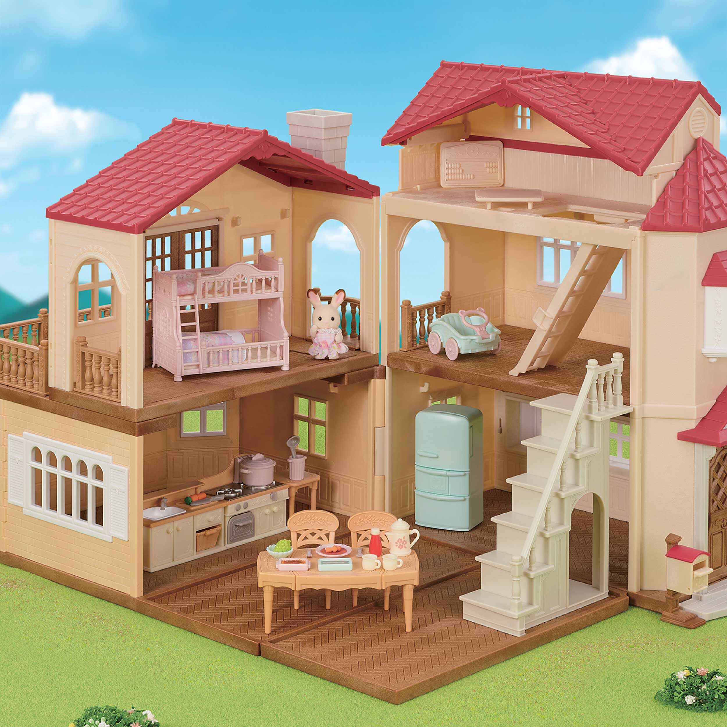 赤い屋根の大きなお家 おすすめ家具セット－コトコトクッキング
