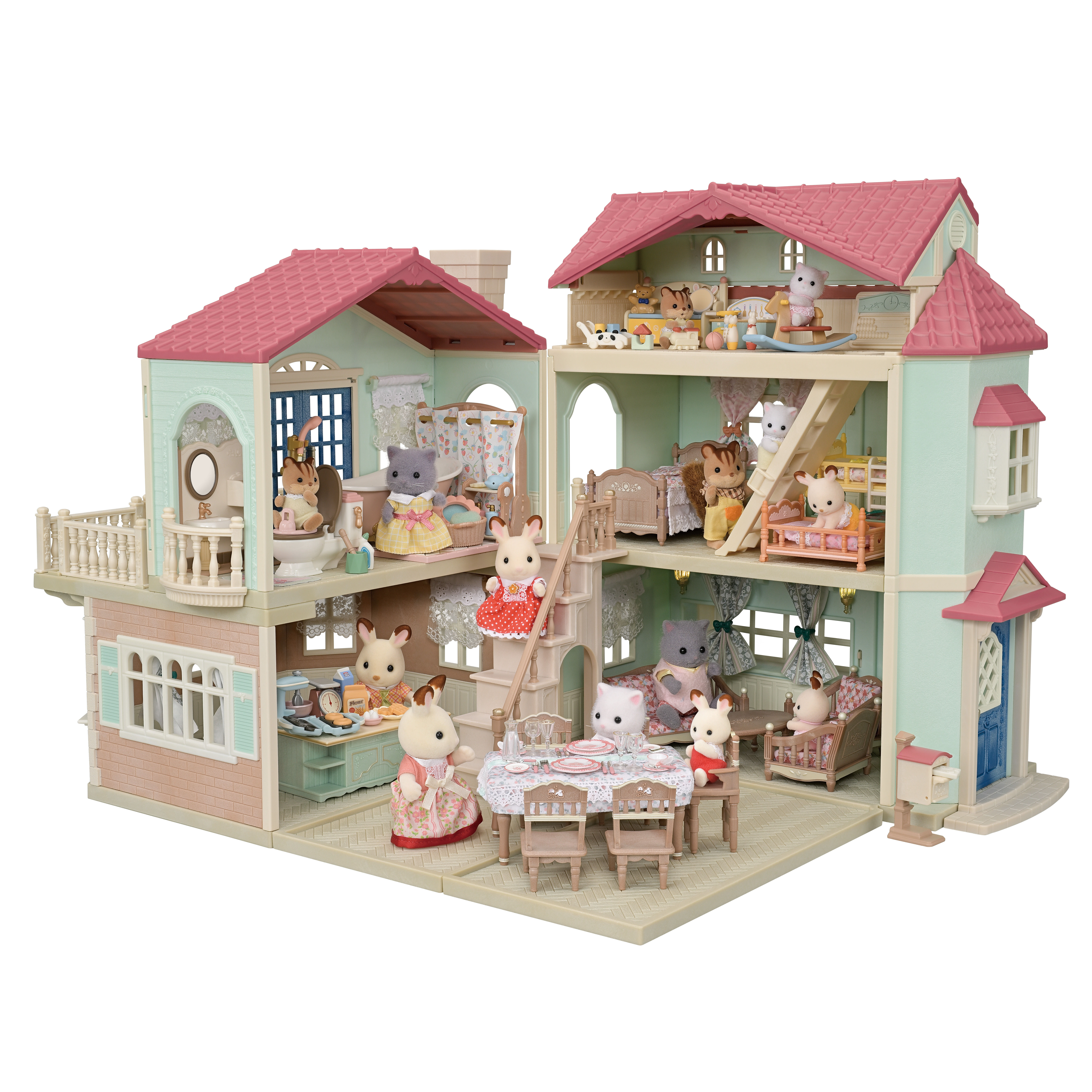 赤い屋根の大きなお家-屋根裏はひみつのお部屋- エレガントデラックス