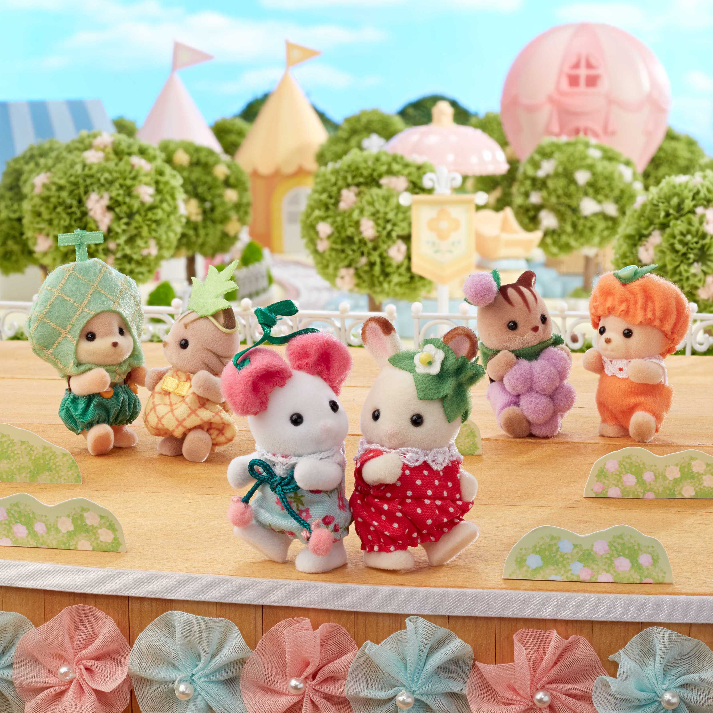 赤ちゃんトリオ（メロン・さくらんぼ・パイナップル