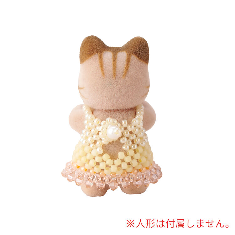 キラキラお花のイエロードレス（赤ちゃん用） / 森の手芸屋さん 