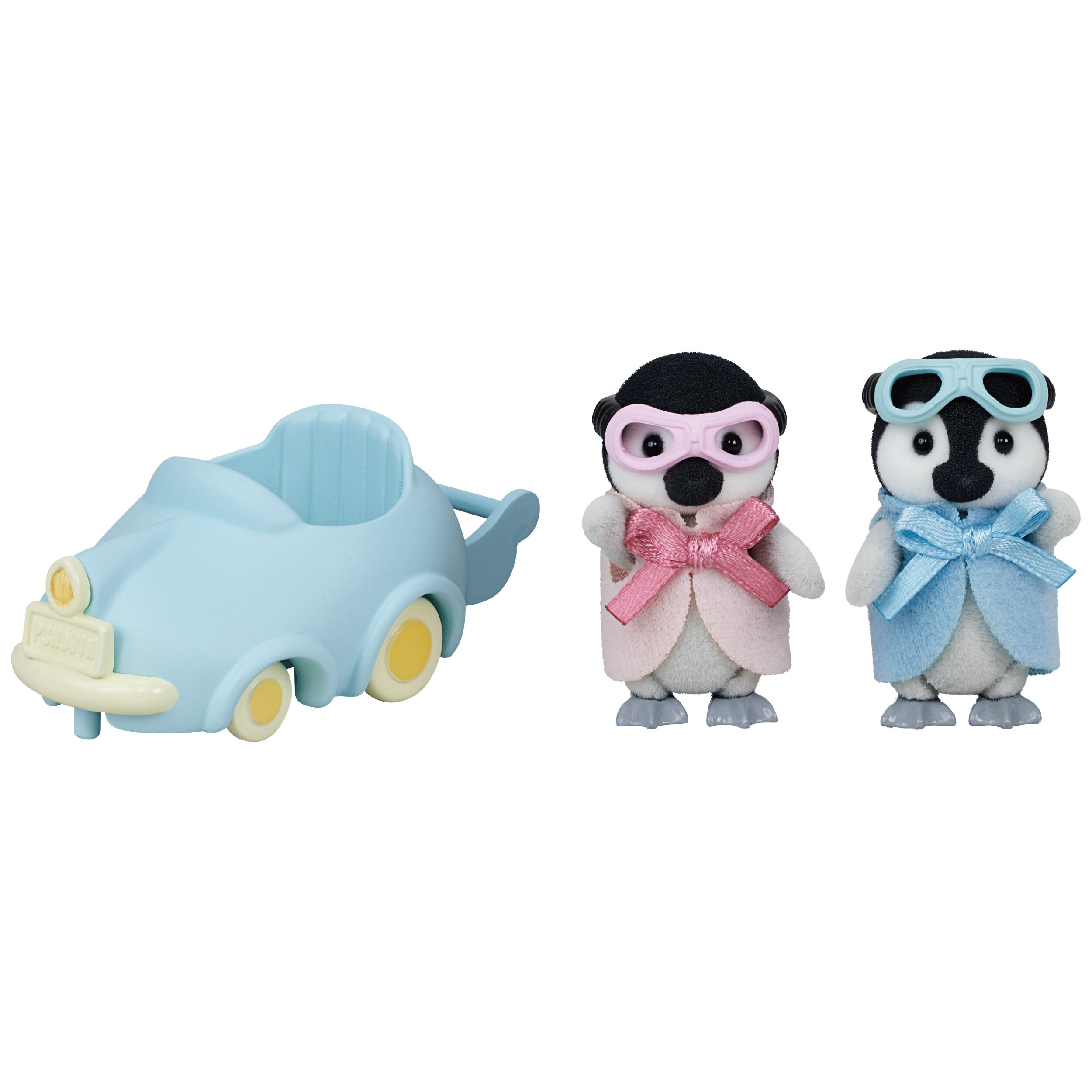 【利益還元祭】開催中！今年最後の大セール ペンギン赤ちゃんのなかよしカートセット / 家具と人形セット 出産祝い・ギフト・メモリアル