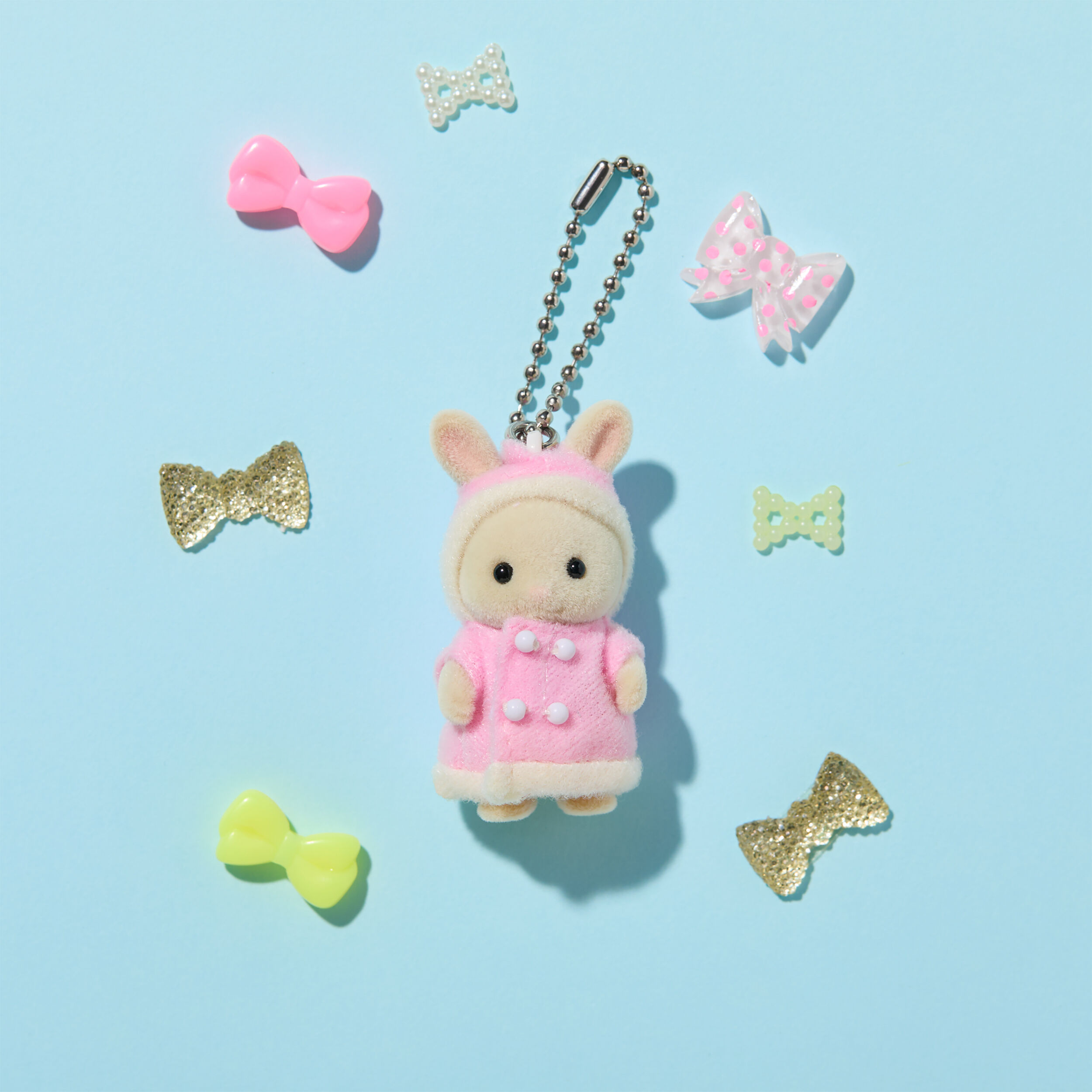 【楽天カード分割】 みるくウサギキーホルダー(ダッフルコート） / 雑貨・生活用品 アイドルグッズ