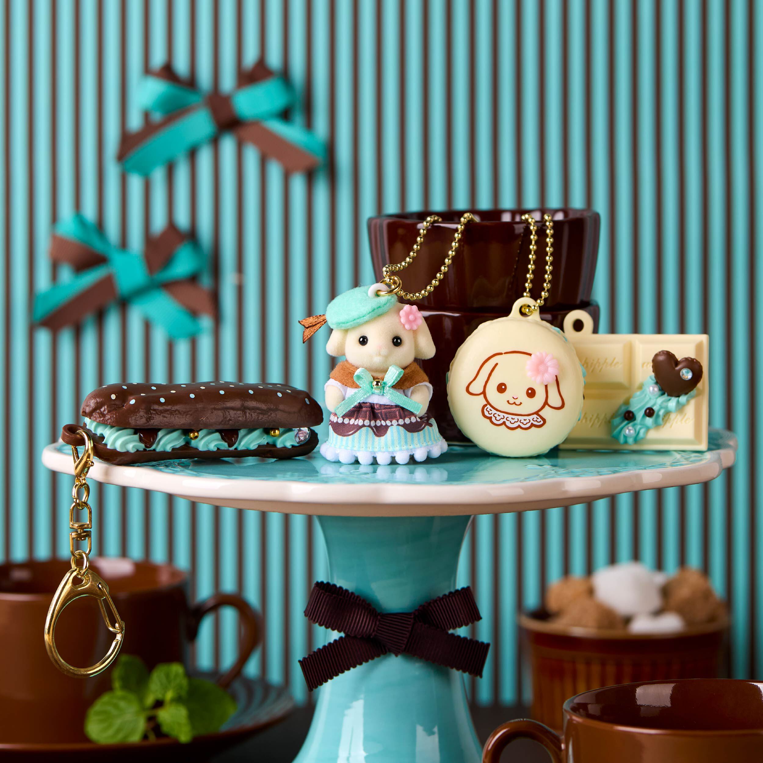 シルバニアファミリー ホイップキーチェーンキット（チョコミント