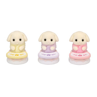 フローラウサギのみつごちゃん -ベビーチェアセット-