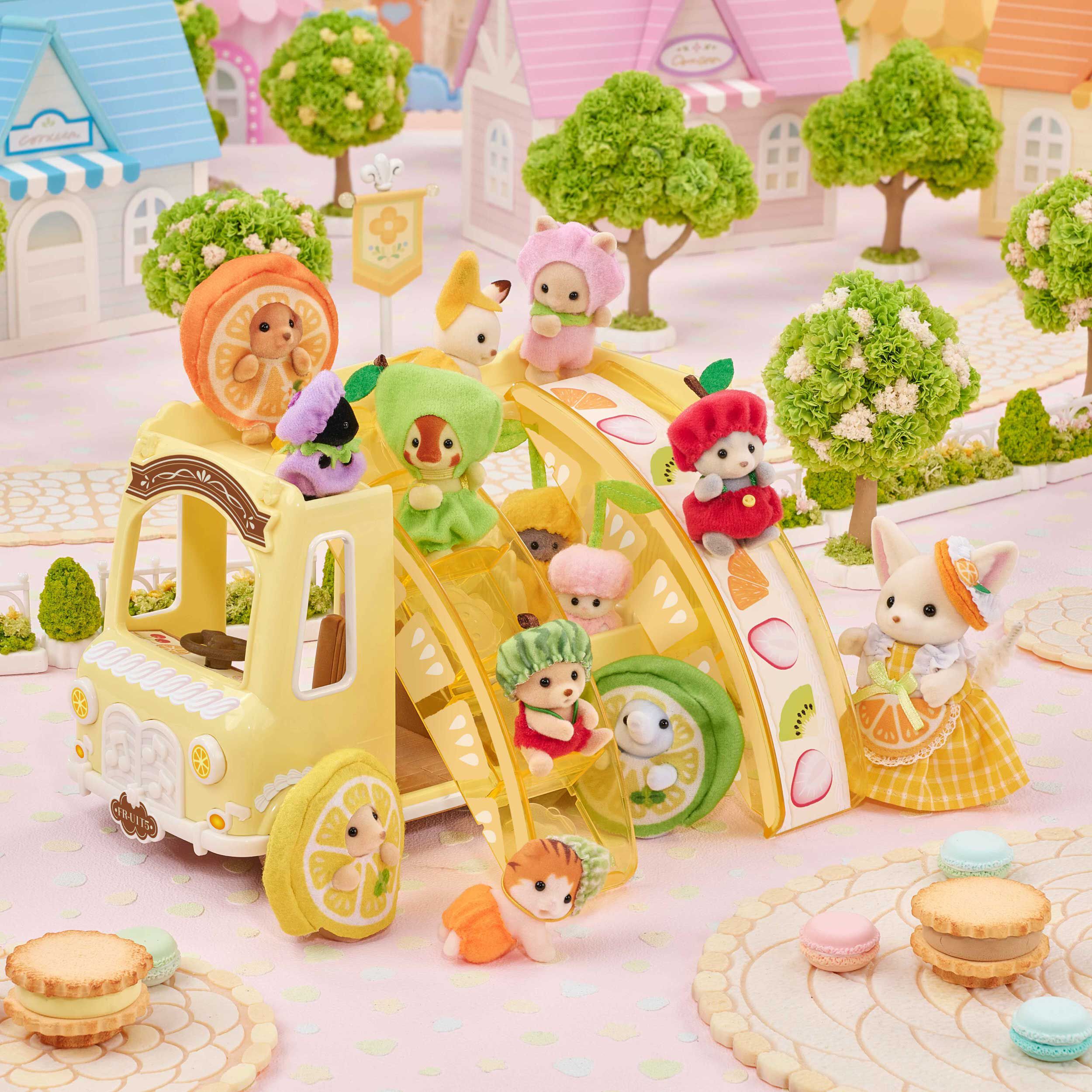 赤ちゃんフルーツバス / 家具 - シルバニアファミリーオンラインショップ