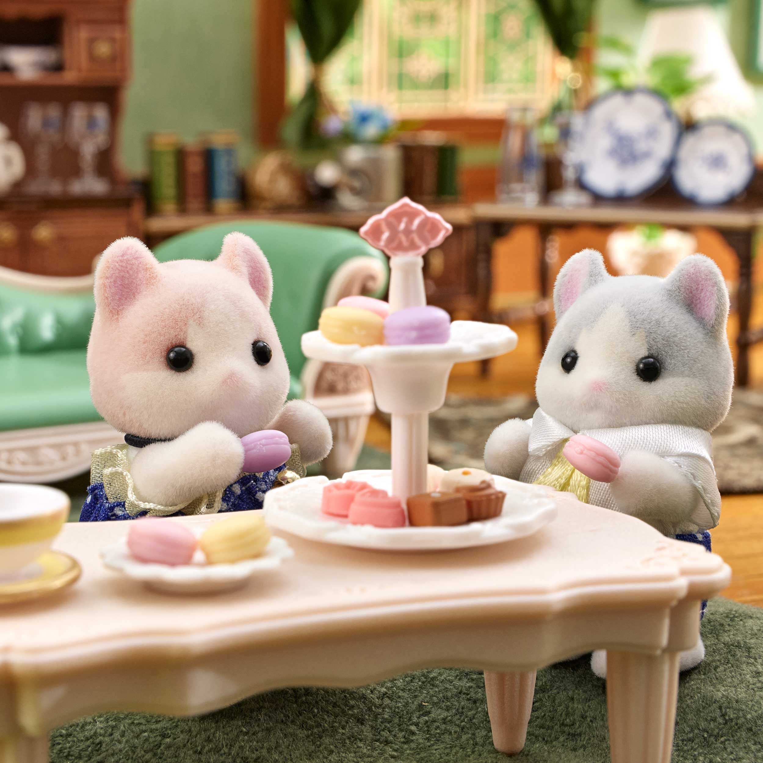 カールミミネコの赤ちゃん -スイーツセット- / 家具と人形セット