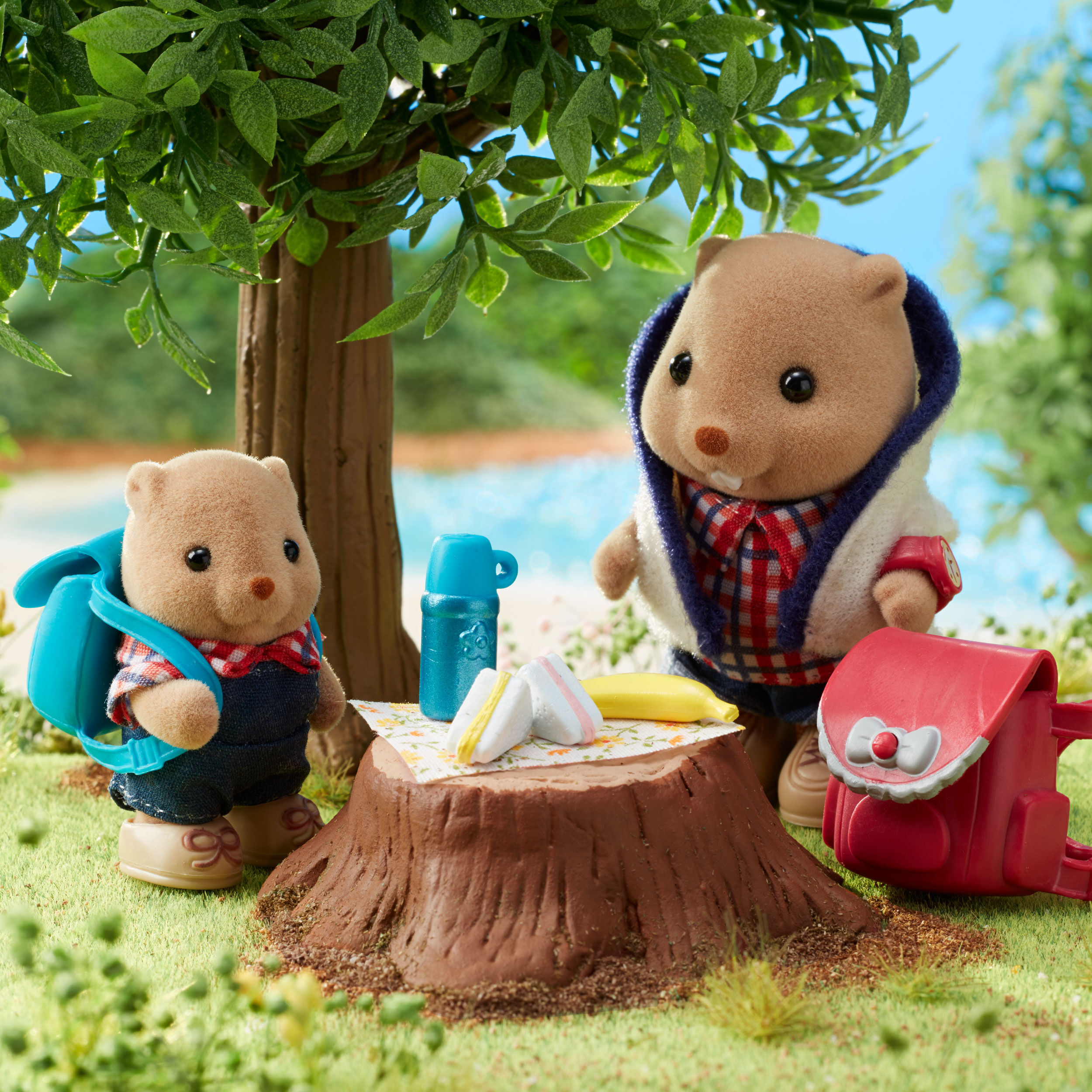 ビーバーきょうだいのハイキングセット / 家具と人形セット