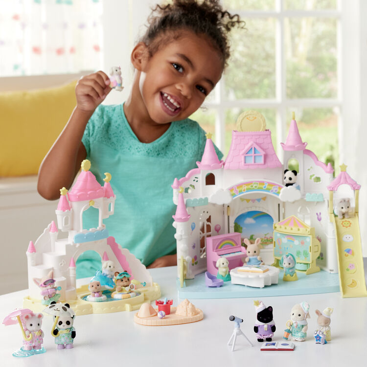 シルバニアファミリー初期 保育園 赤ちゃんすこやかセット、おもちゃ  