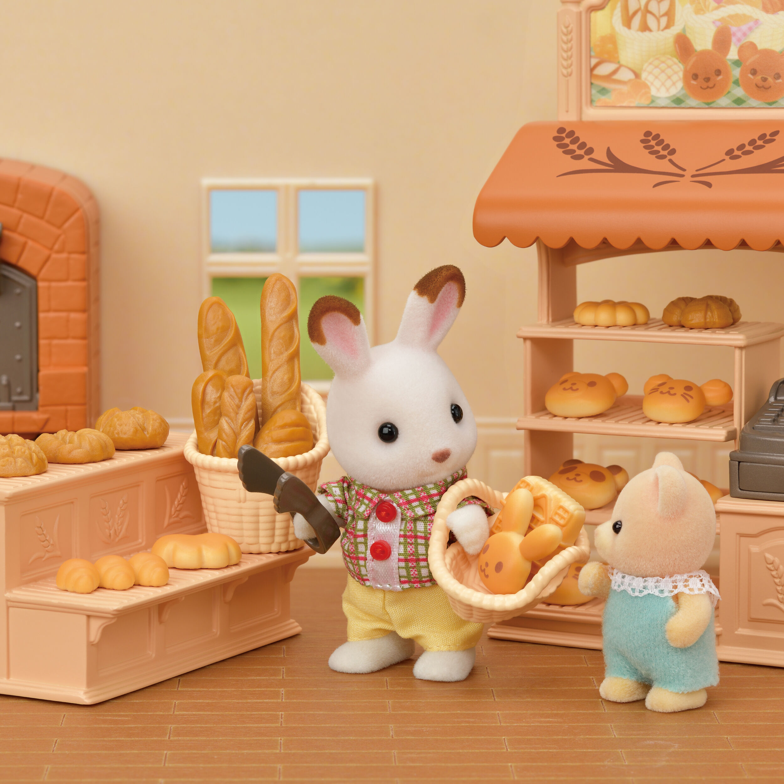 シルバニア はじめてのパン屋さんセット  ピクニックワゴン ピクニックワゴン』＋『パン屋さんセット』で遊んでみた