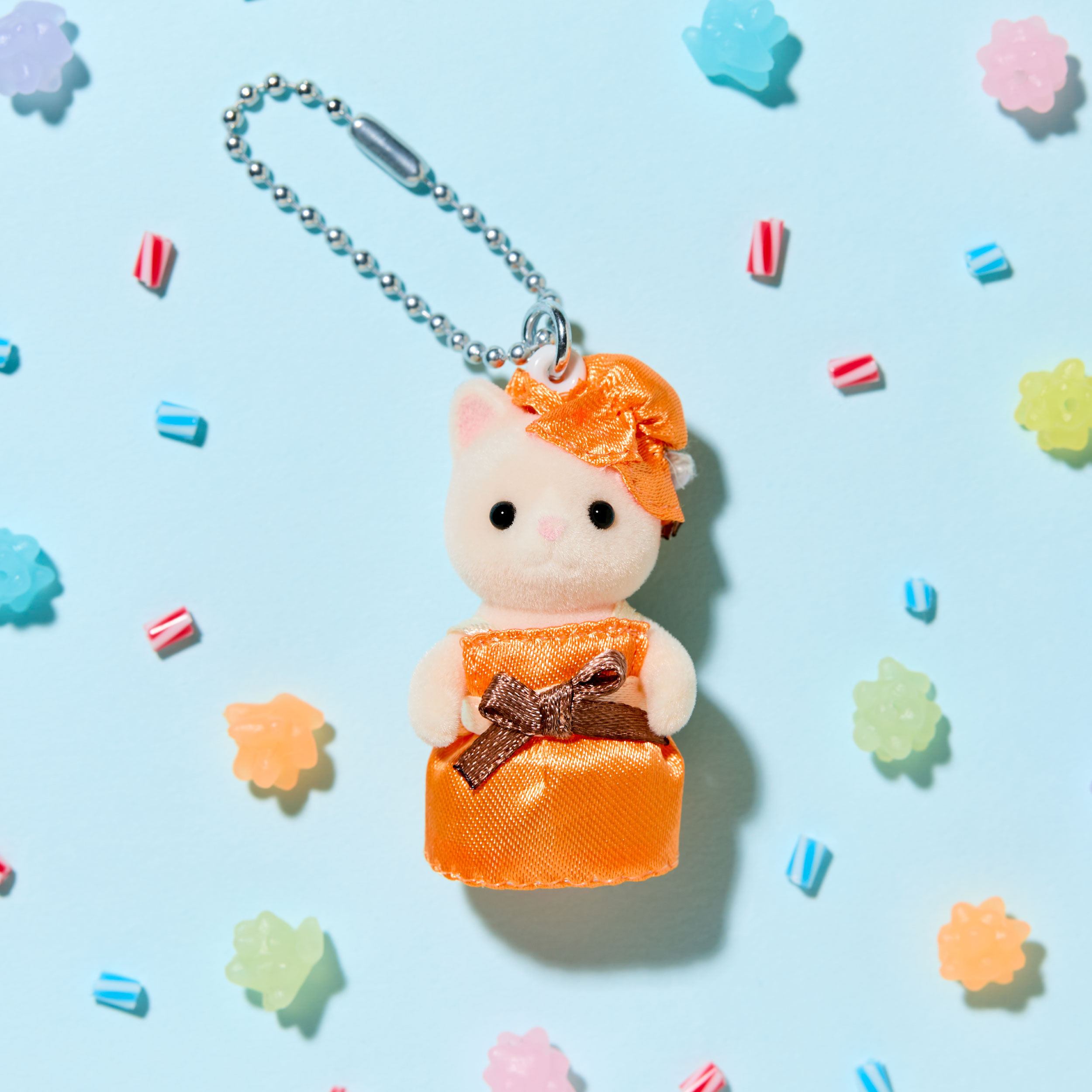 【レア物】かしいかえんのシルバニアファミリーのキーホルダー！ 新品【チワワの赤ちゃん】キーホルダー シルバニアファミリー