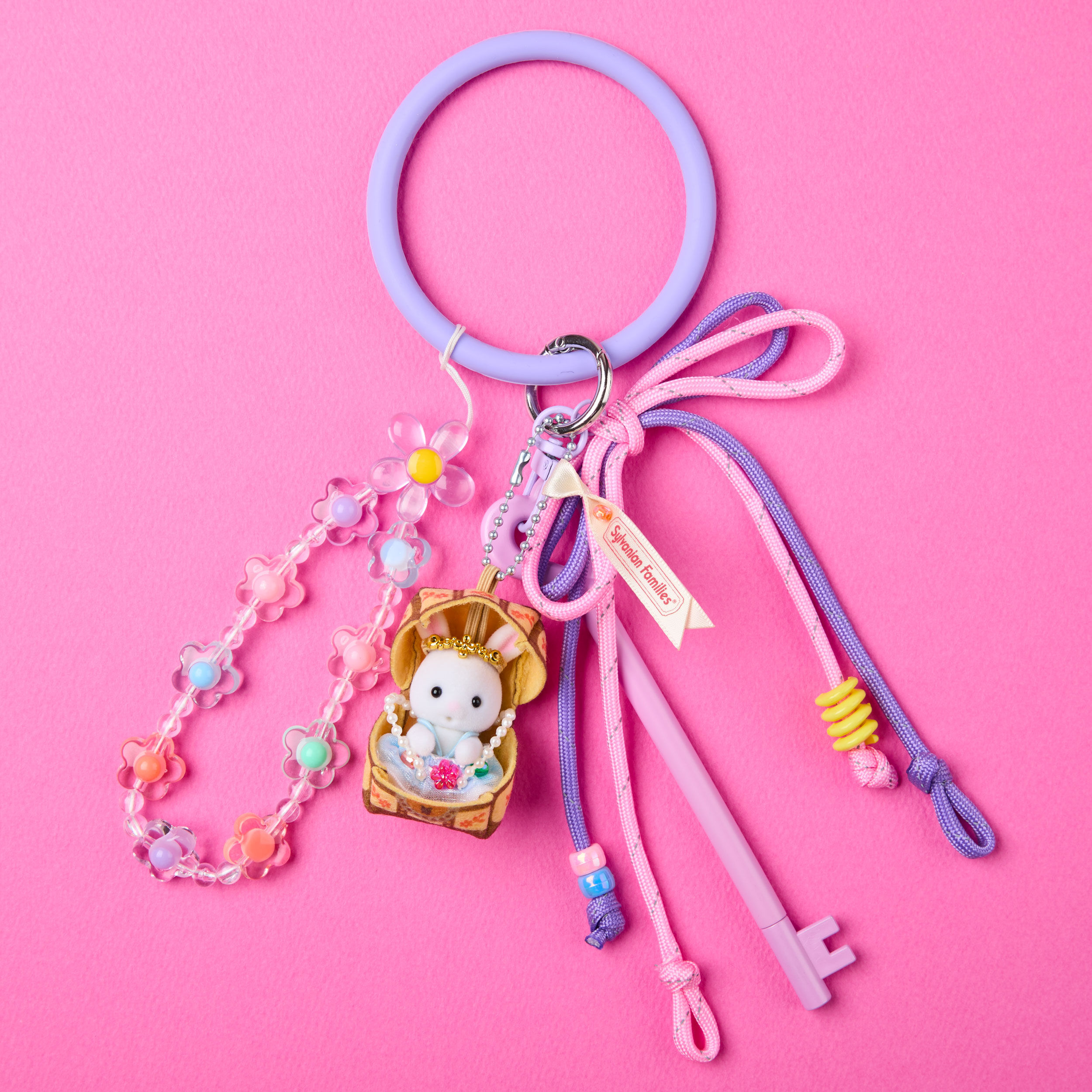 【レア物】かしいかえんのシルバニアファミリーのキーホルダー！ 4月20日新発売】さくらんぼ＆りんごのキーチェーン2種生開封