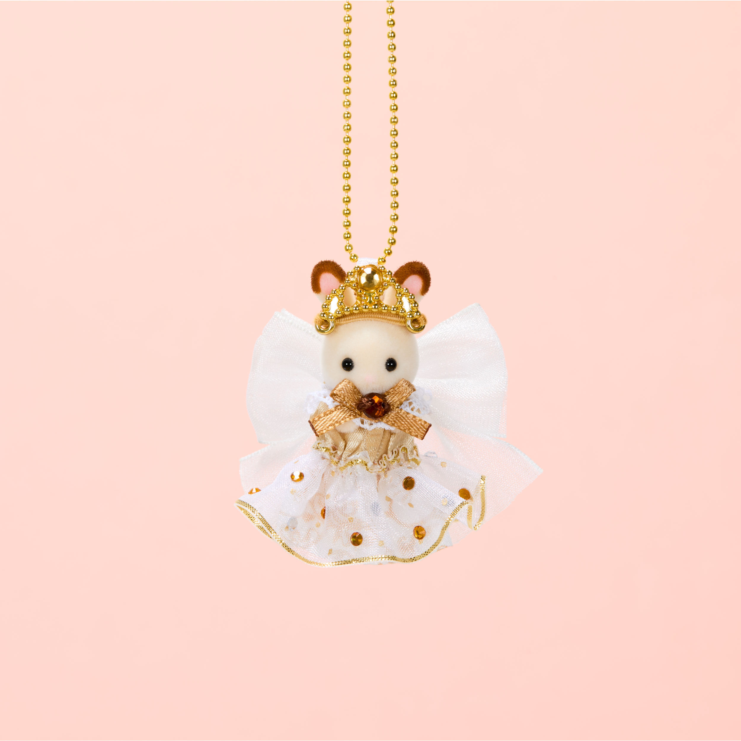 ショコラウサギの小さい赤ちゃんペンダントフローラウサギの赤ちゃん