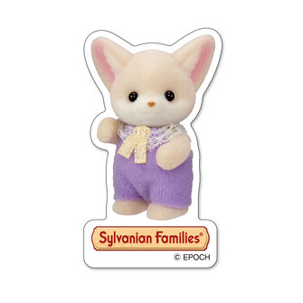 ステッカー　フェネックの赤ちゃん（ロンパース）