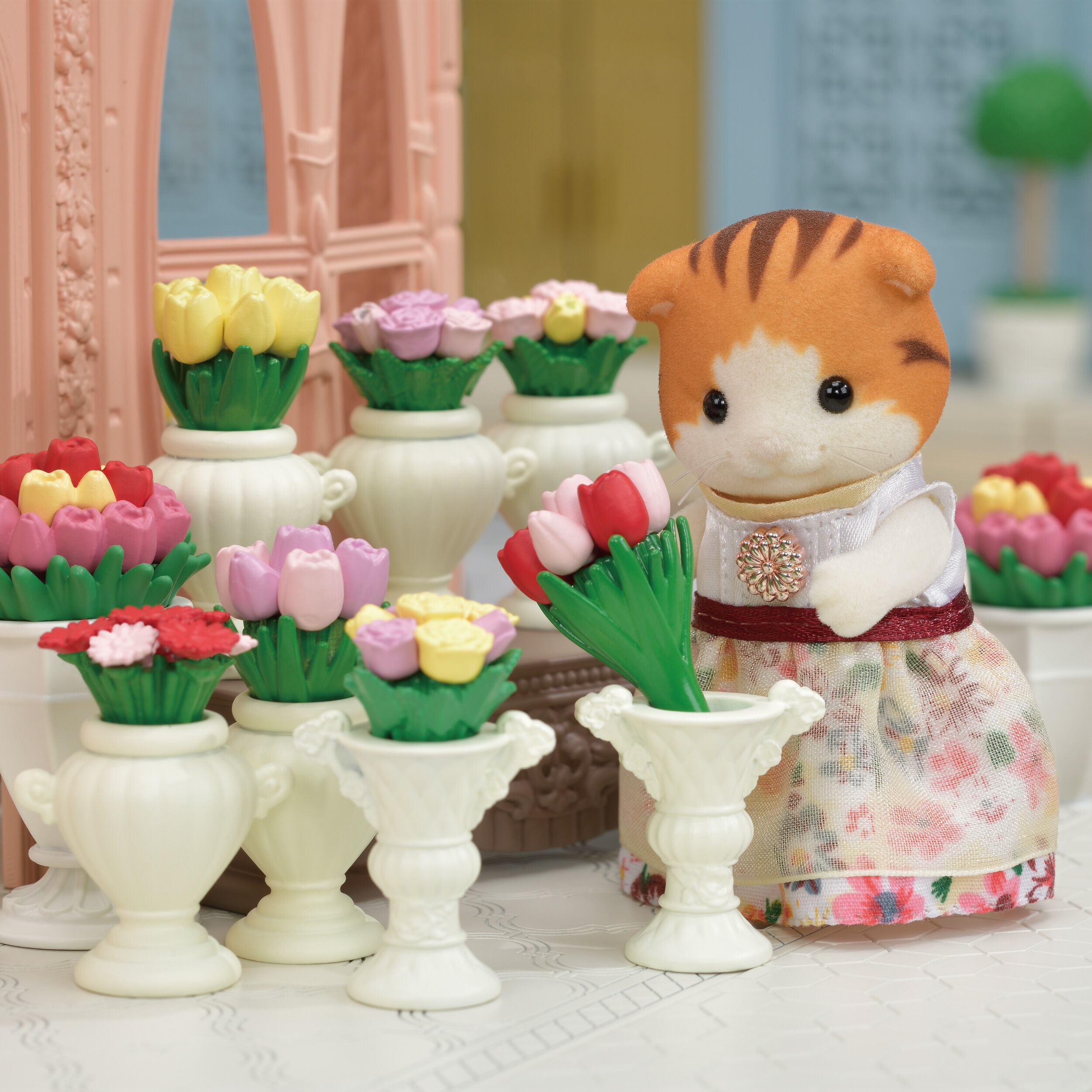 シルバニアファミリー　メイプルネコのお姉さん　タウンシリーズ 海外版】メイプルネコのお姉さん / タウン - シルバニアファミリー