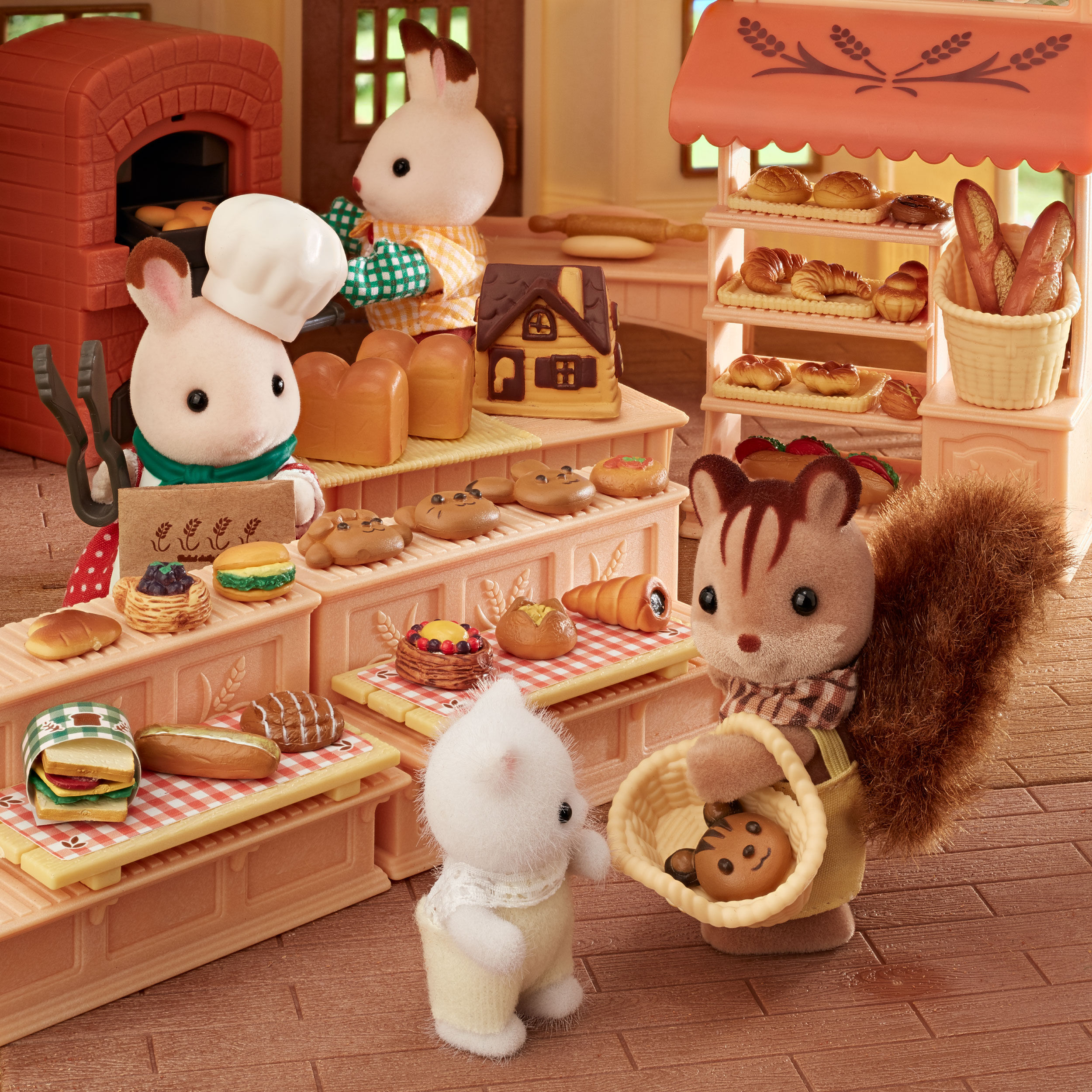 シルバニア　パンその他 やきたてパンセット-ヒツジ- / 小物・パーツ - シルバニアファミリー