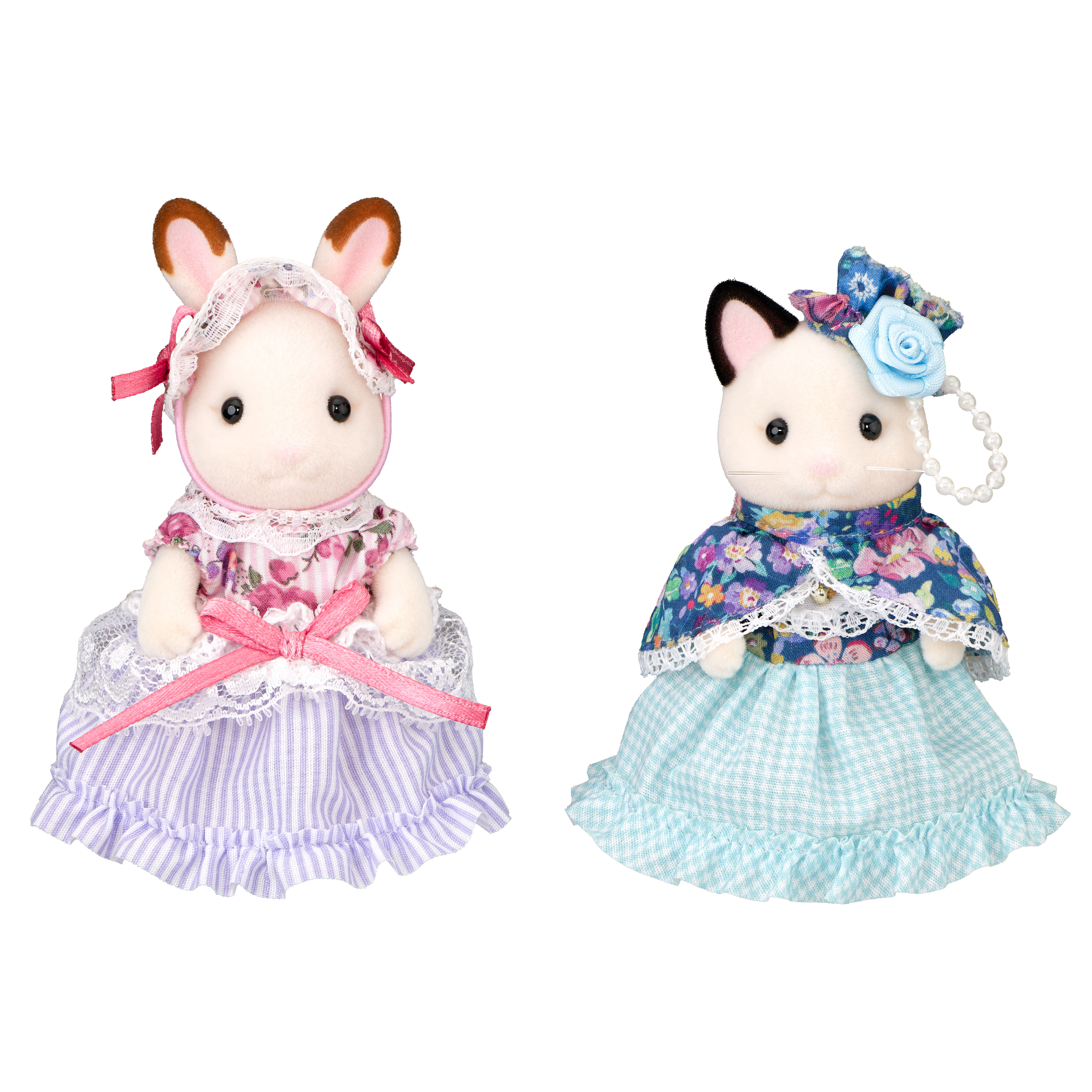 フローラルガーデンペアセット -リバティプリント- / 人形