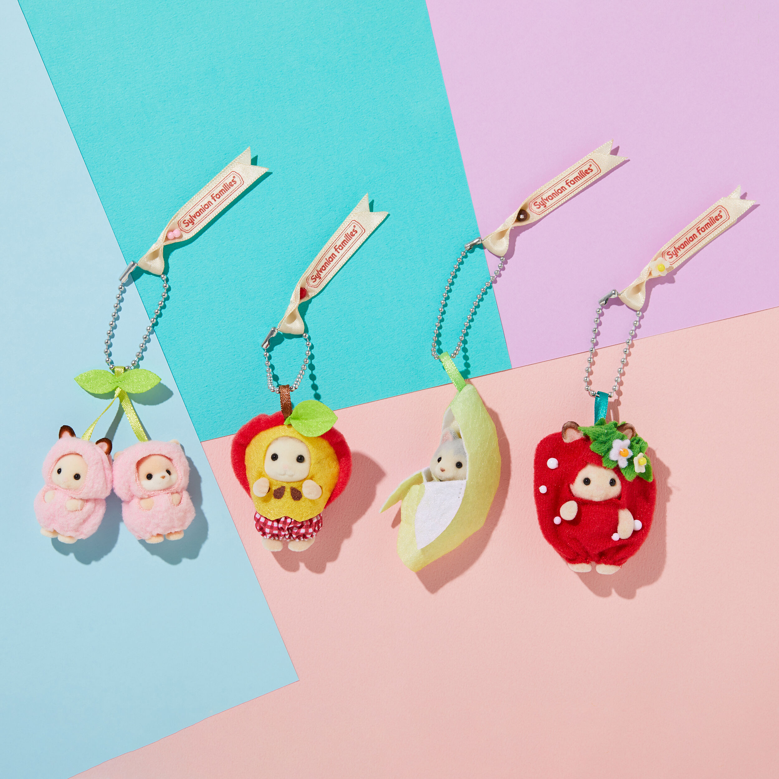 シルバニアファミリーキーチェーン さくらんぼ りんご 赤ちゃん