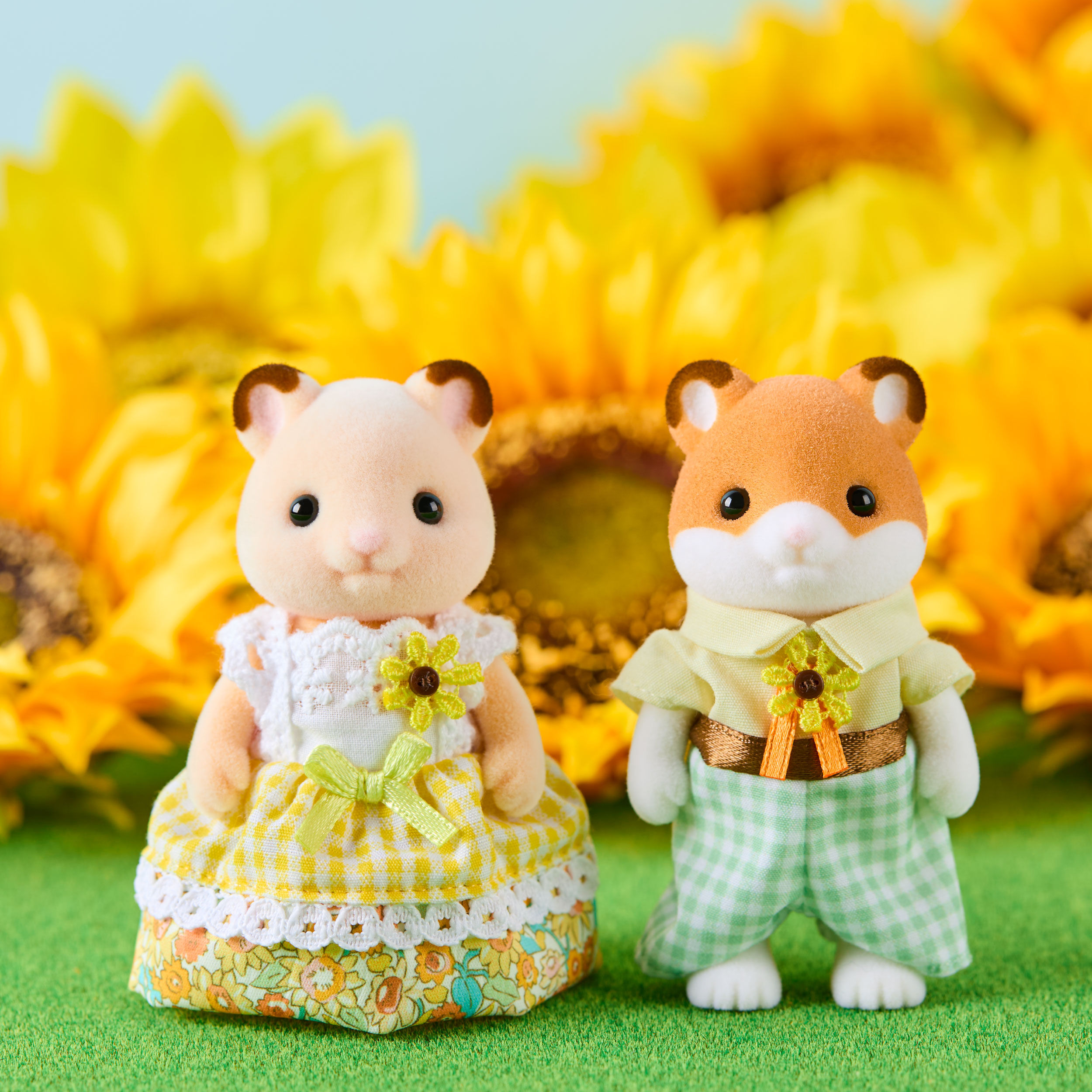 ハムスターの家族 Sylvanian Families Hamster Family Set Triplets Calico Critters FS