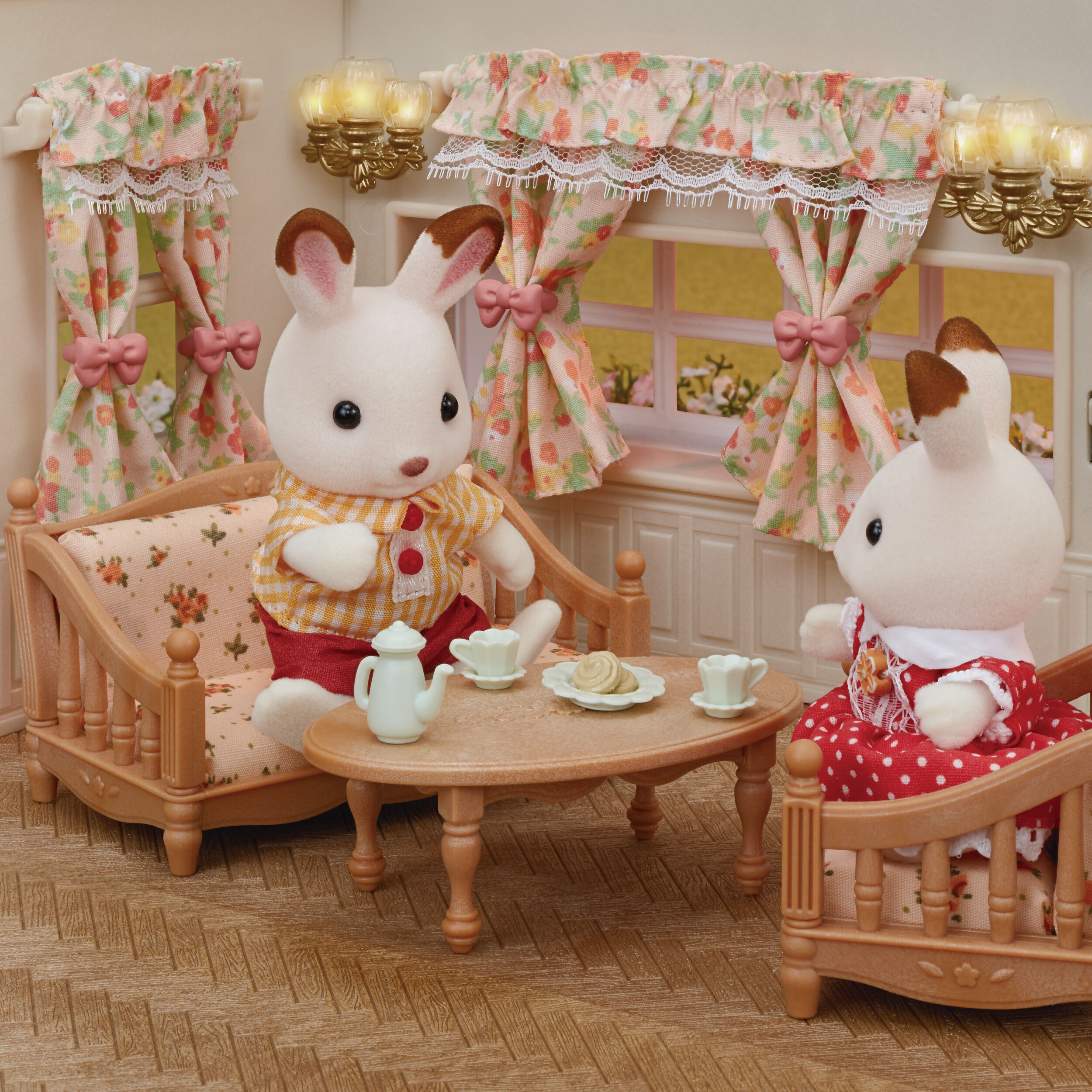 ランプシェード・カーテンセット / 家具 - シルバニアファミリー