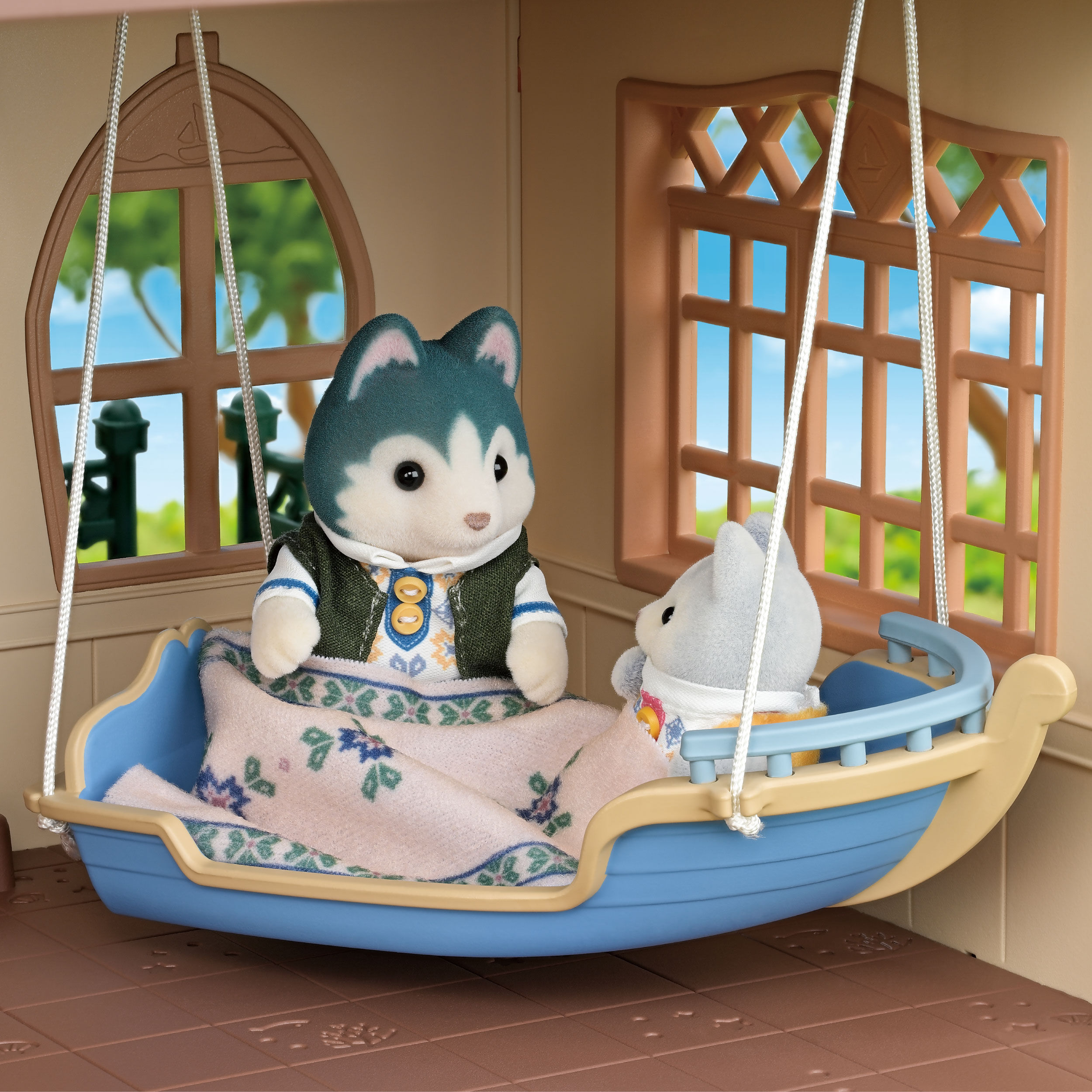 丘の上のしあわせの風車 -ハスキーのお兄さん＆赤ちゃん- / お家