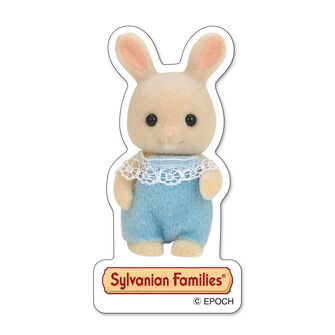 ステッカー　みるくウサギの赤ちゃん(ロンパース）