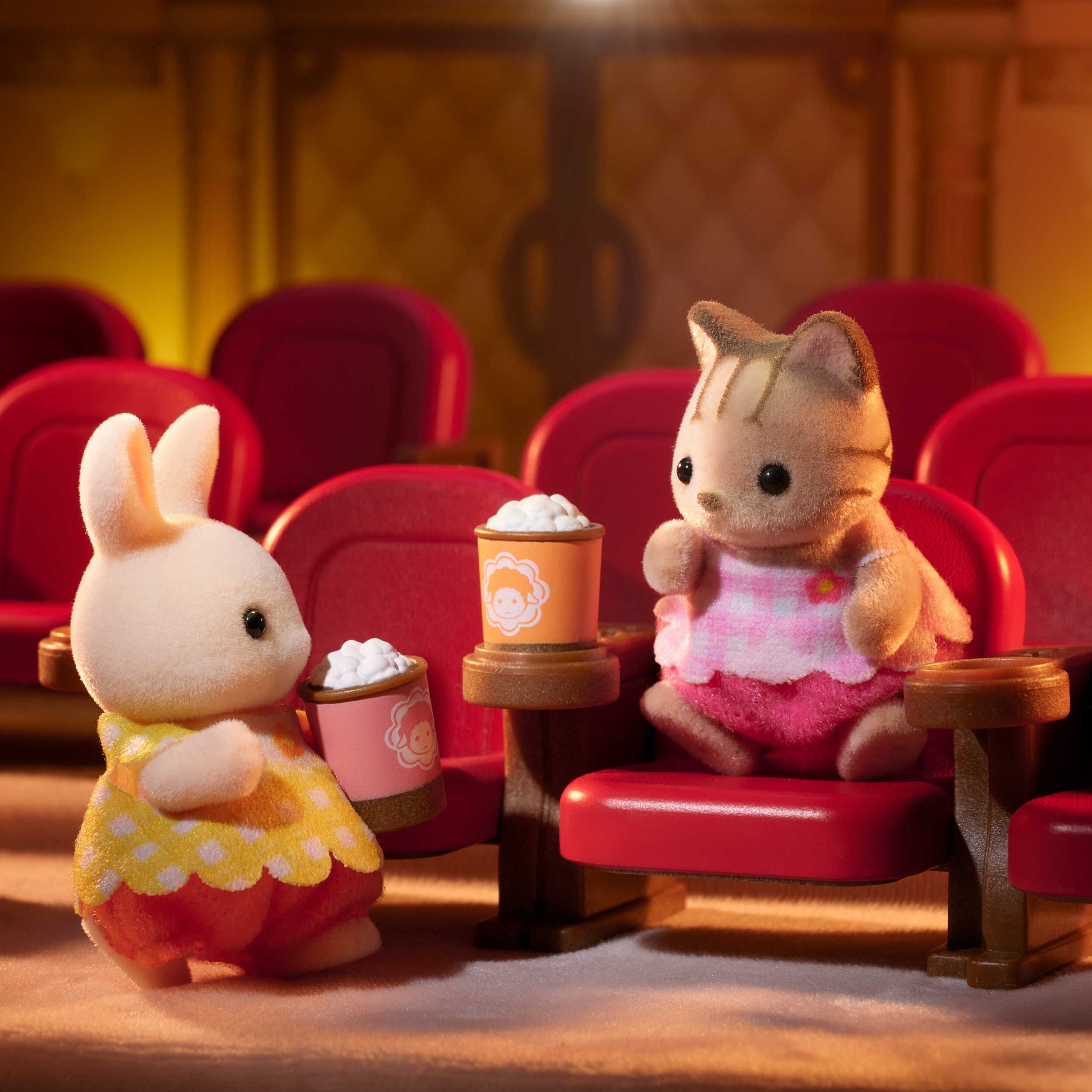 赤ちゃんシアターセット ショコラウサギ＆ハスキー 赤ちゃんシアターセット -ショコラウサギ＆ハスキー- / 家具と