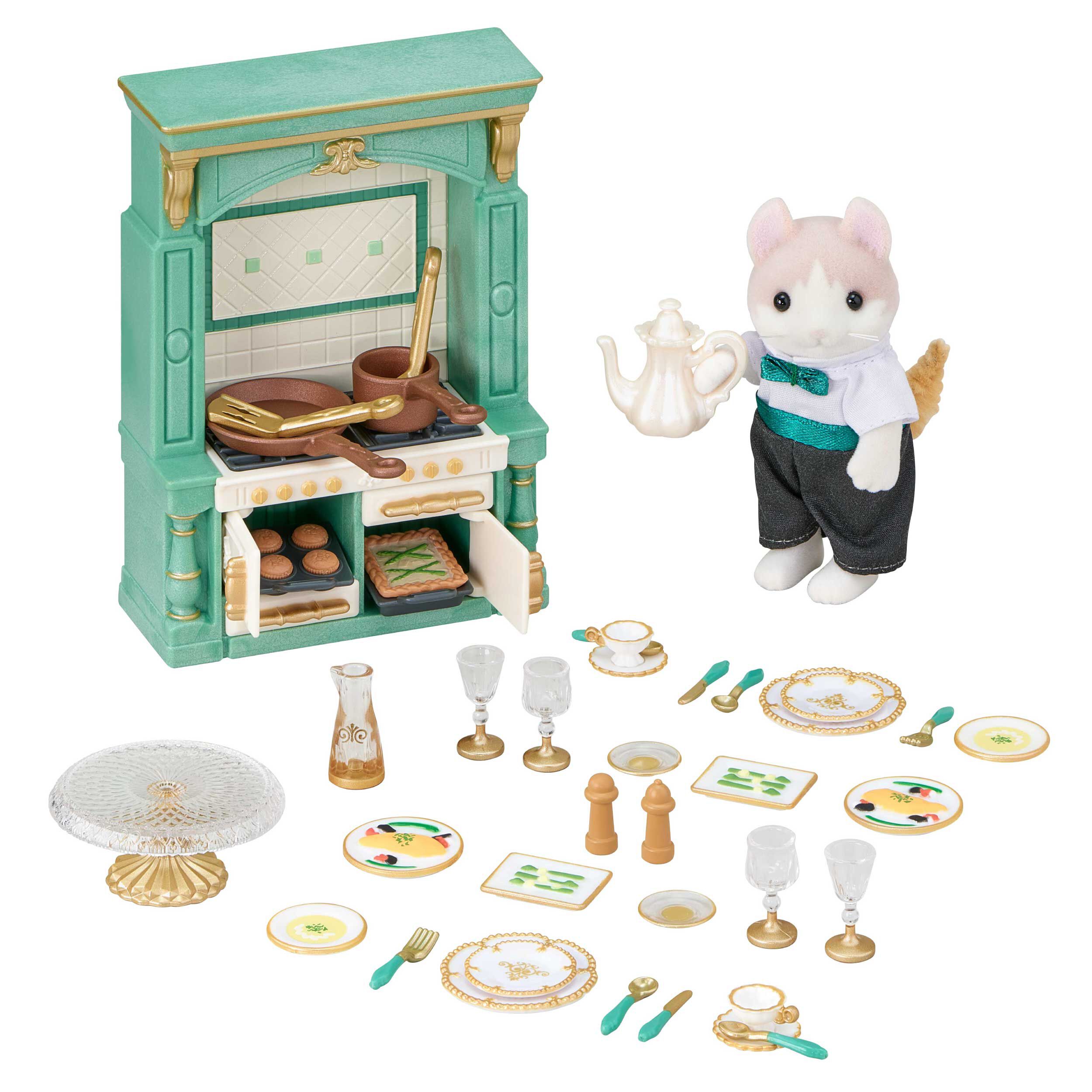 シルバニアファミリー【新品52点セット】タウンシリーズ　街作りセット