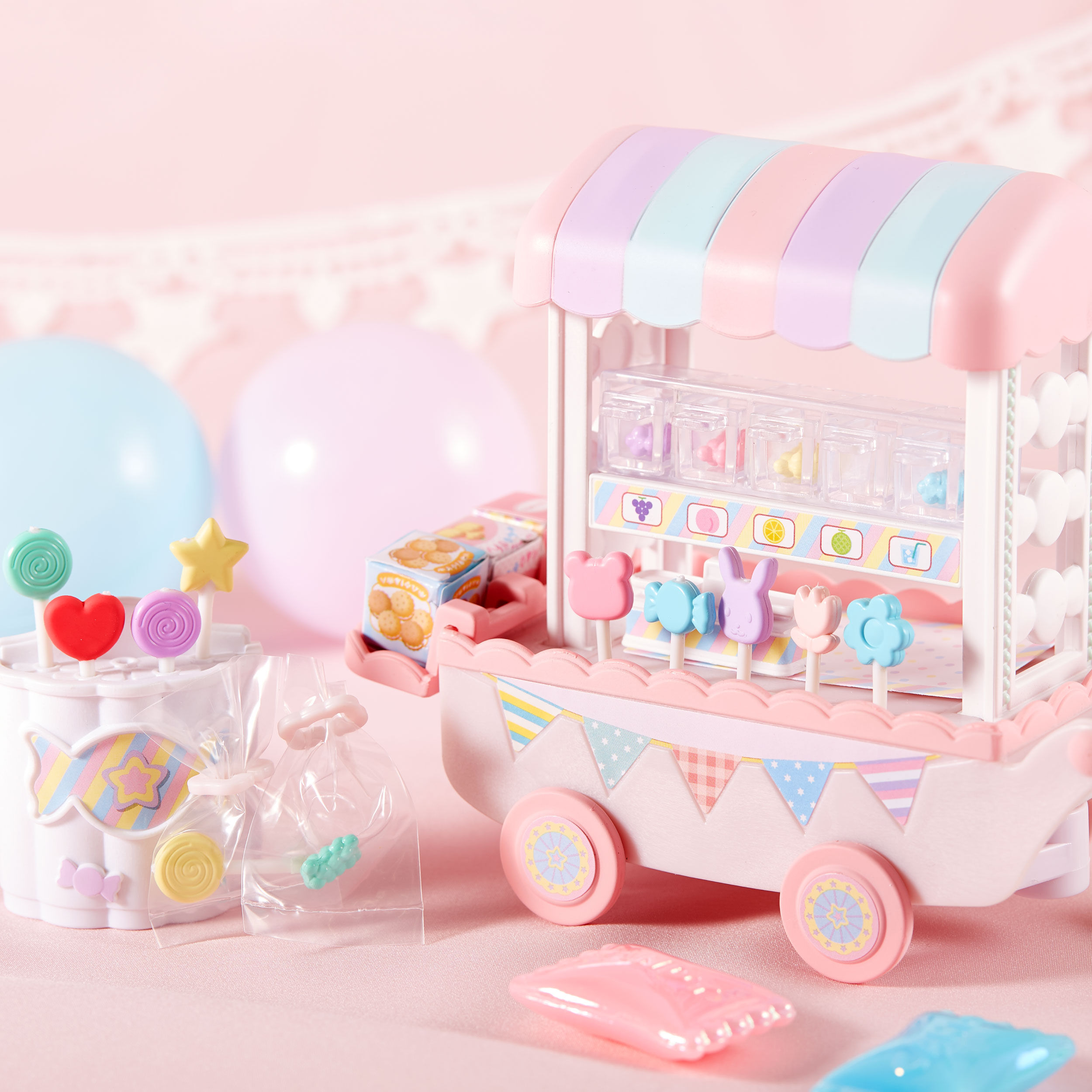 デパート 送料無料 ゆめいろキャンディワゴン / シルバニアファミリー - ゆうえんち 人形
