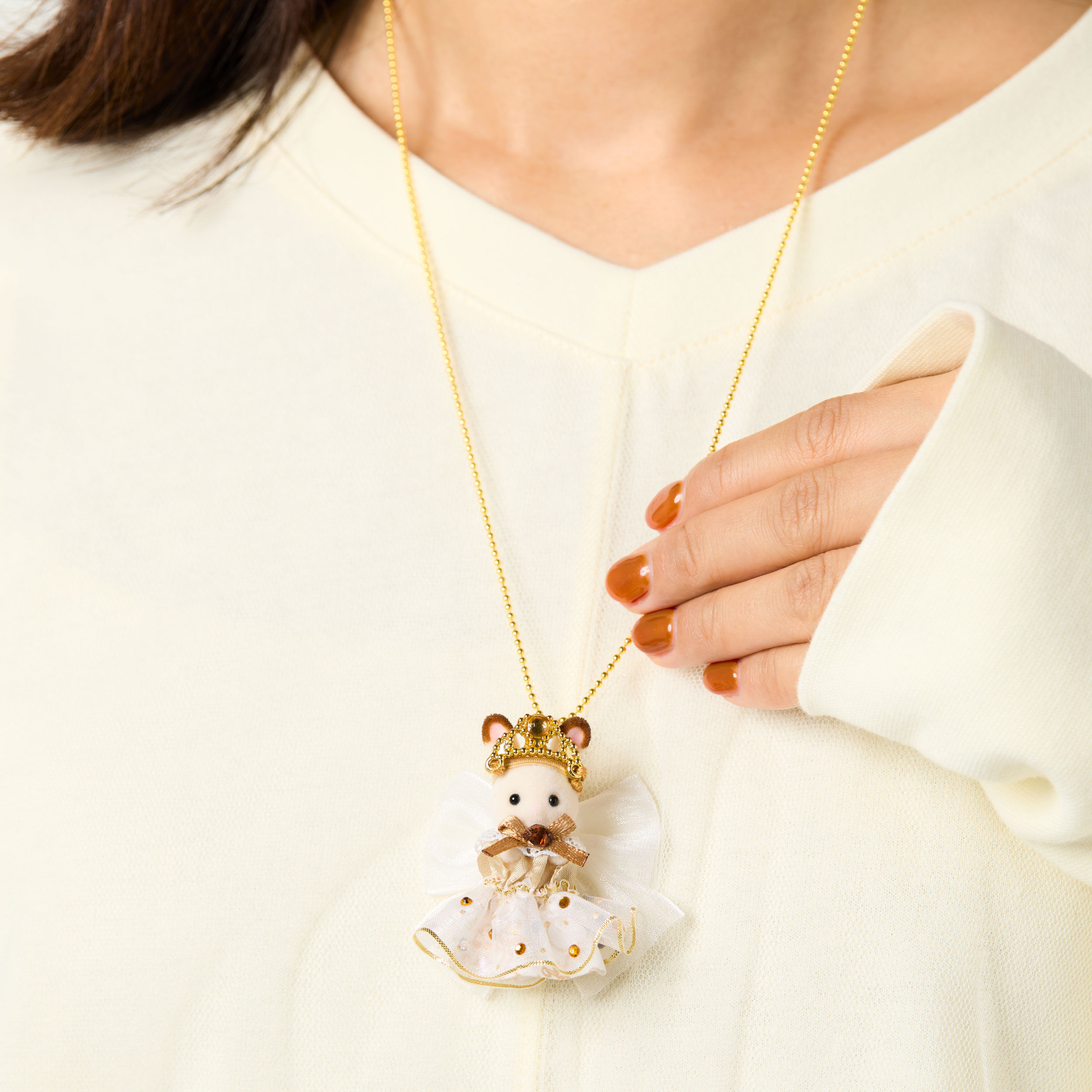 シルバニアファミリー ショコラうさぎの小さい赤ちゃん　ペンダント 先行販売 ショコラウサギの小さい赤ちゃん -ペンダント- / 雑貨・生活用品
