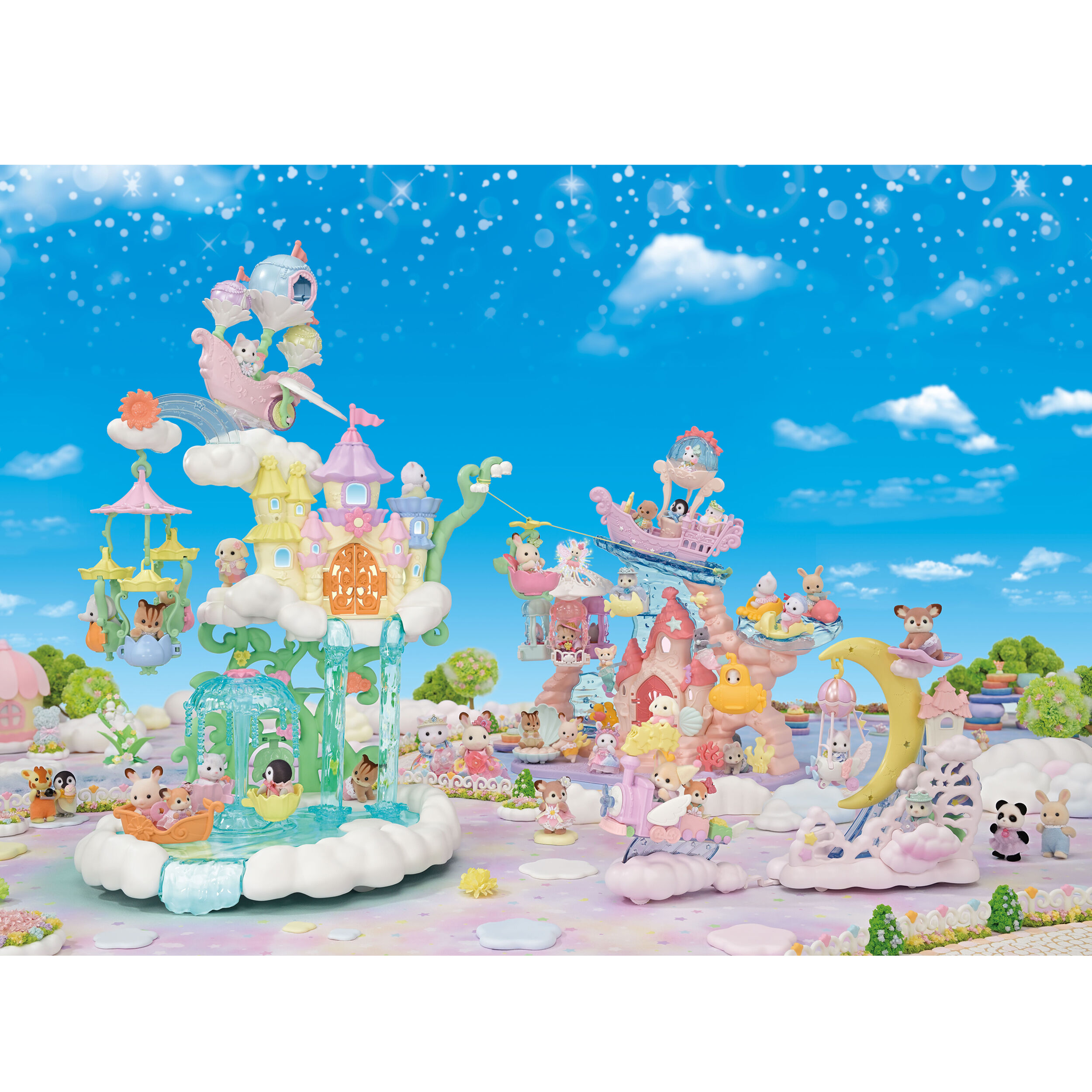 値引きする お空のゆめいろフェアリーキャッスル / シルバニア - ゆうえんち セット