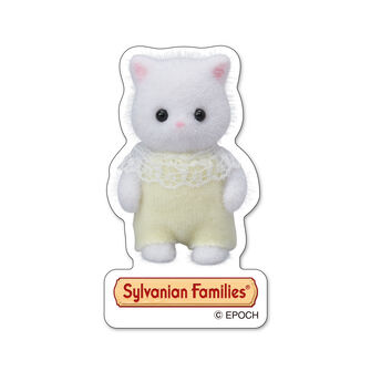 ステッカー　ペルシャネコの赤ちゃん（ロンパース） 