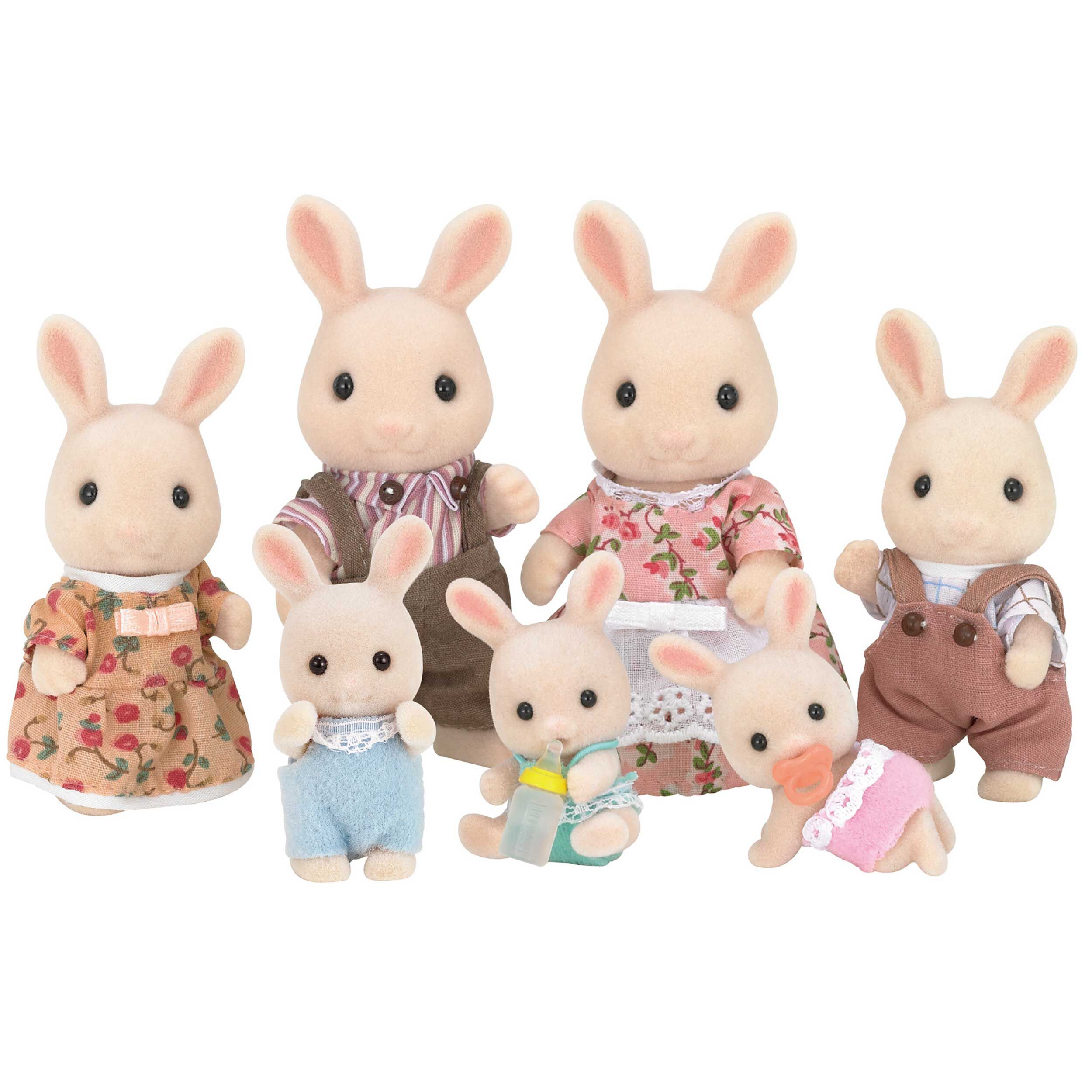 シルバニアファミリー 限定ノベルティ みるくウサギの赤ちゃん 2点 みるくウサギの赤ちゃん / 赤ちゃん - シルバニアファミリー