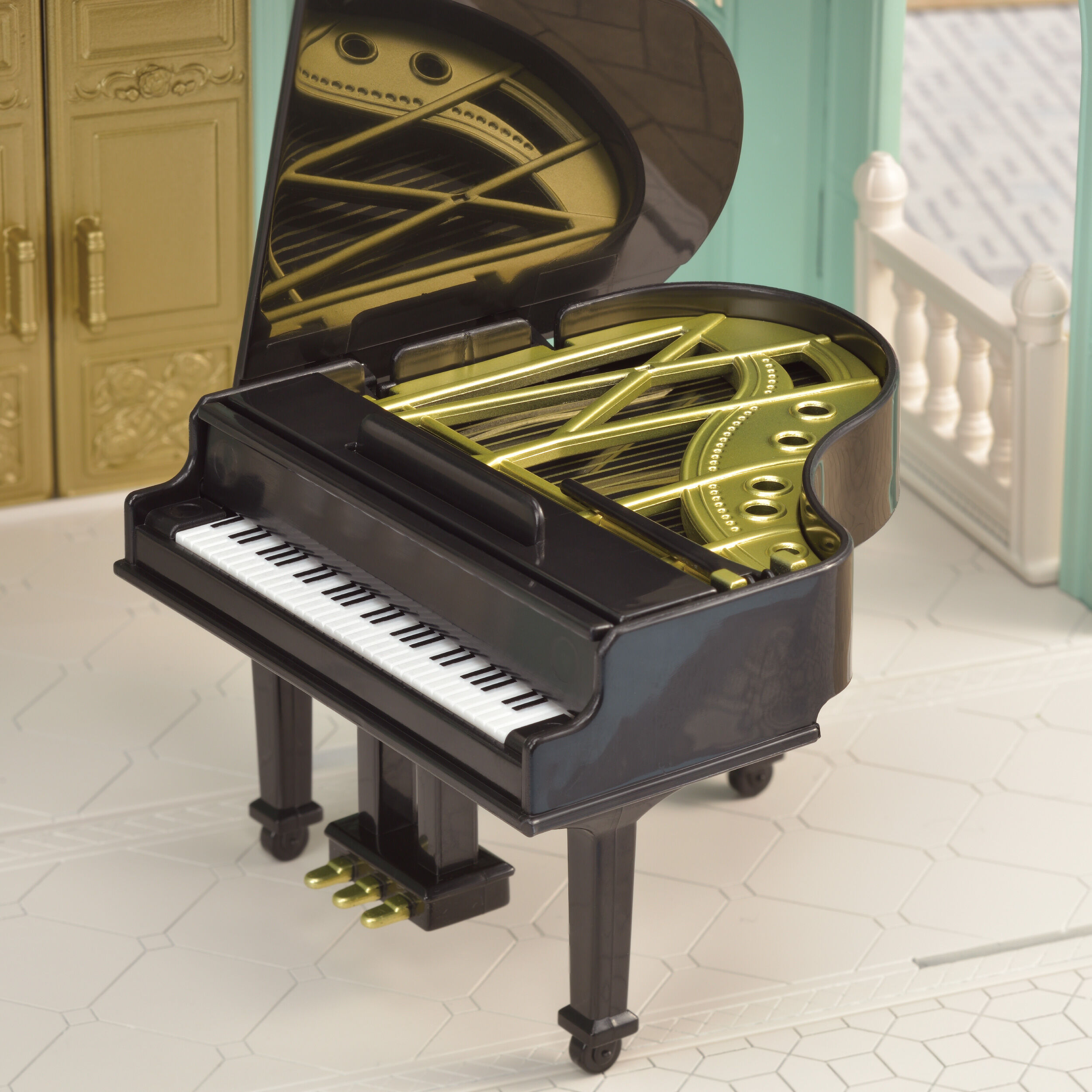 シルバニアファミリー - タウンシリーズ おまとめセット シルバニア ライオン グランドピアノ チョコレー 街の音楽会セット-グランドピアノ- / タウン - シルバニア