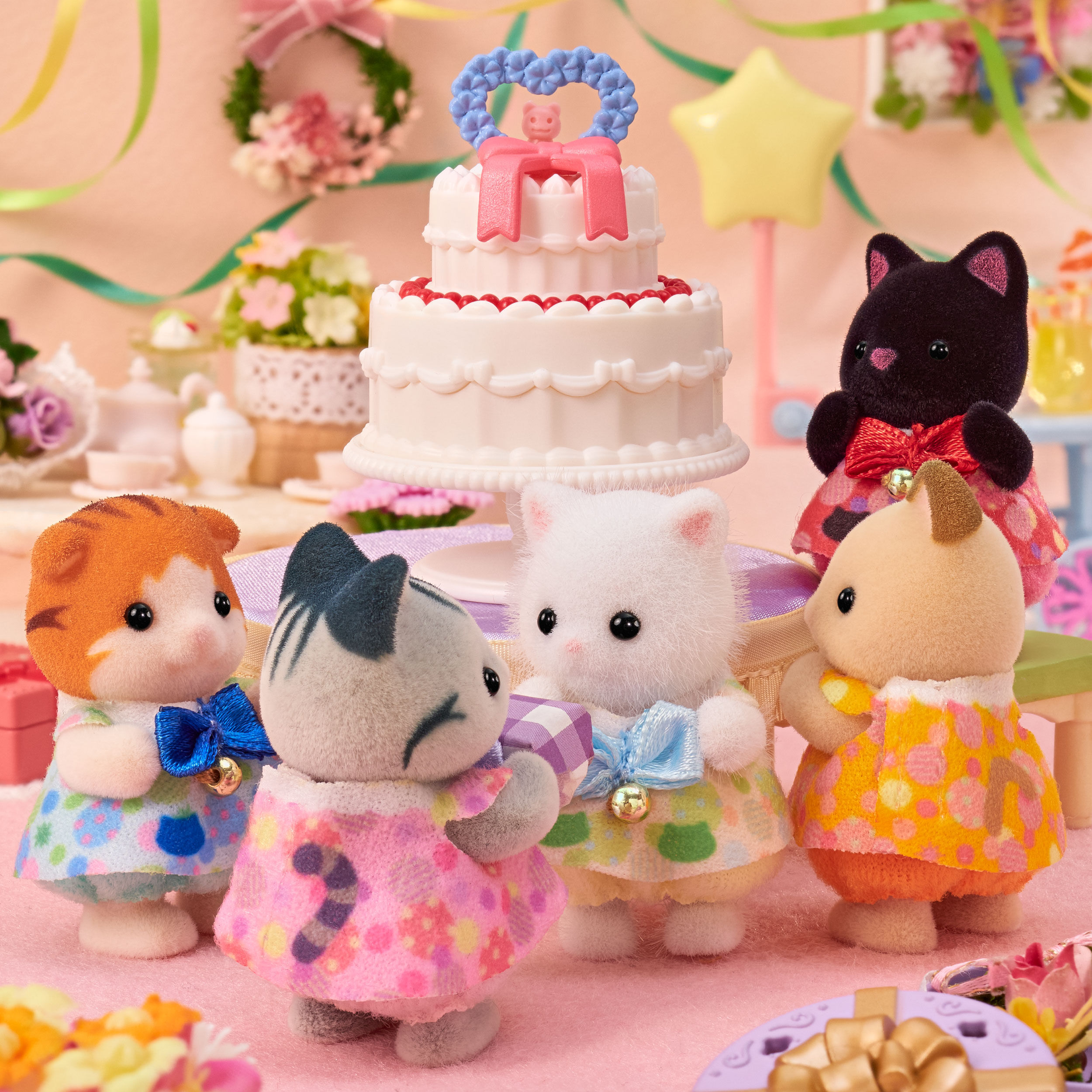 あつまれ！赤ちゃんセット-ネコ- / 赤ちゃん - シルバニアファミリーオンラインショップ