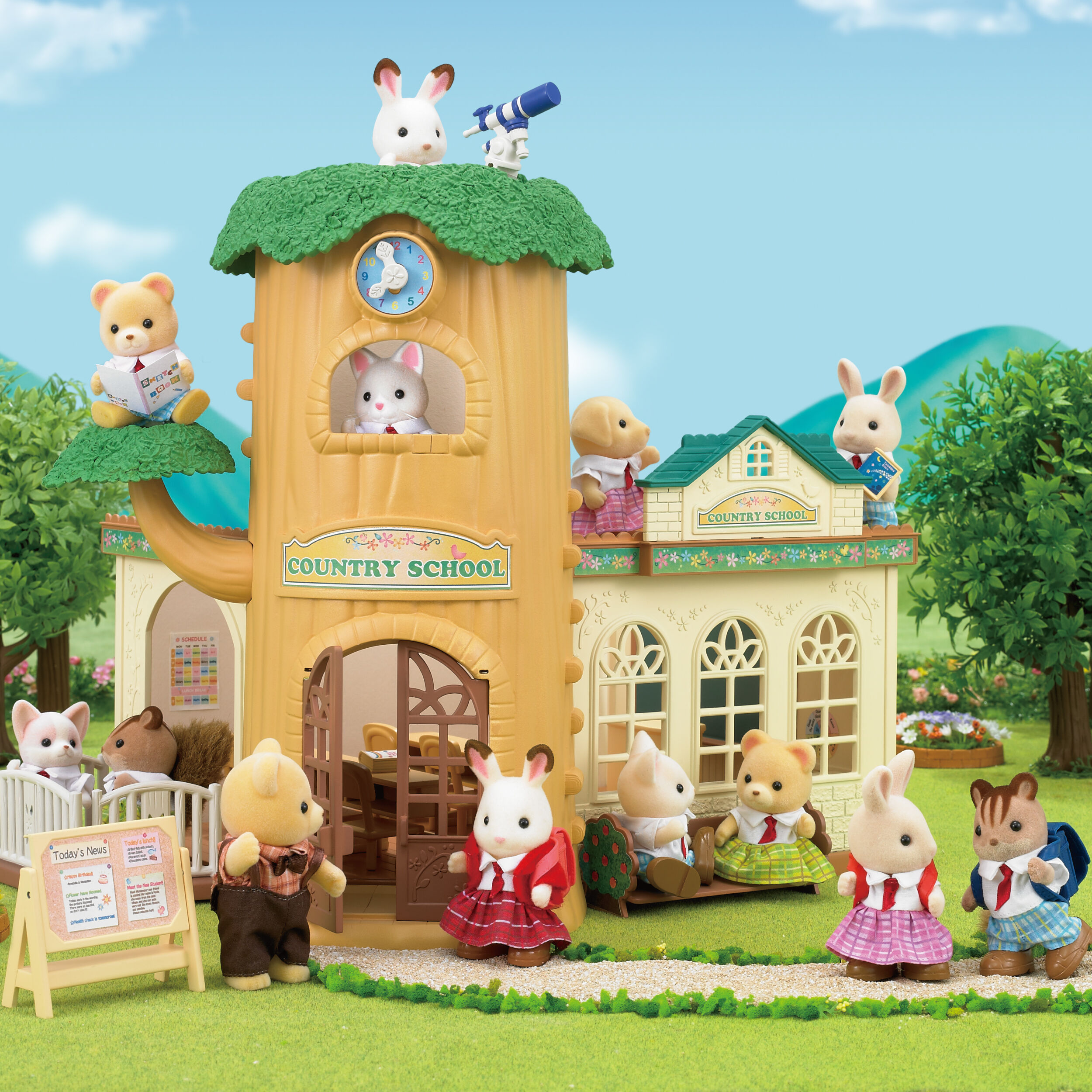 森の木の学校 / ほいくえん・ようちえん・学校 - シルバニアファミリーオンラインショップ