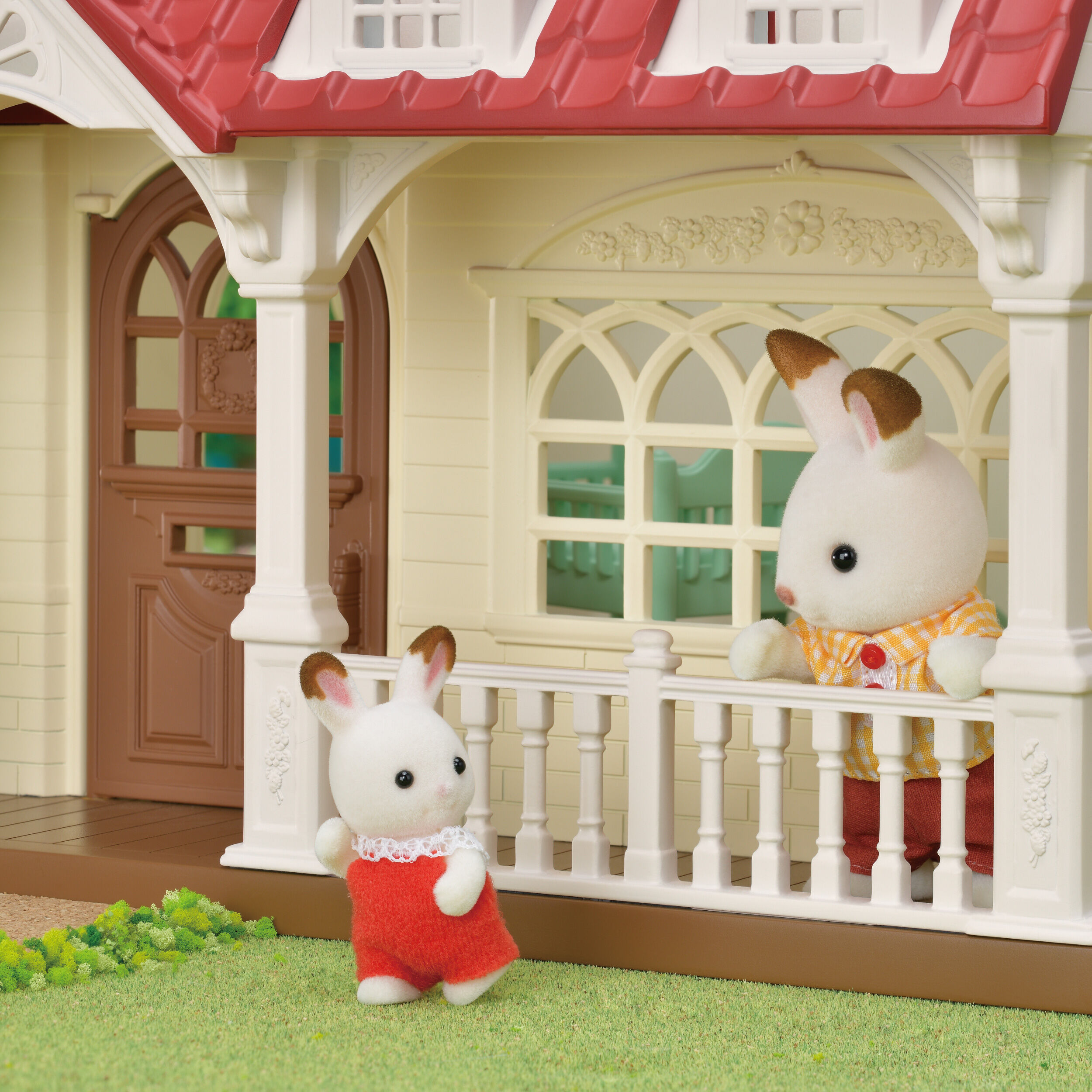 【廃盤品！レア品】シルバニアファミリー　きいちご林のかわいいお家➕ウサギ家族人形 きいちご林のお家 / お家 - シルバニアファミリーオンラインショップ