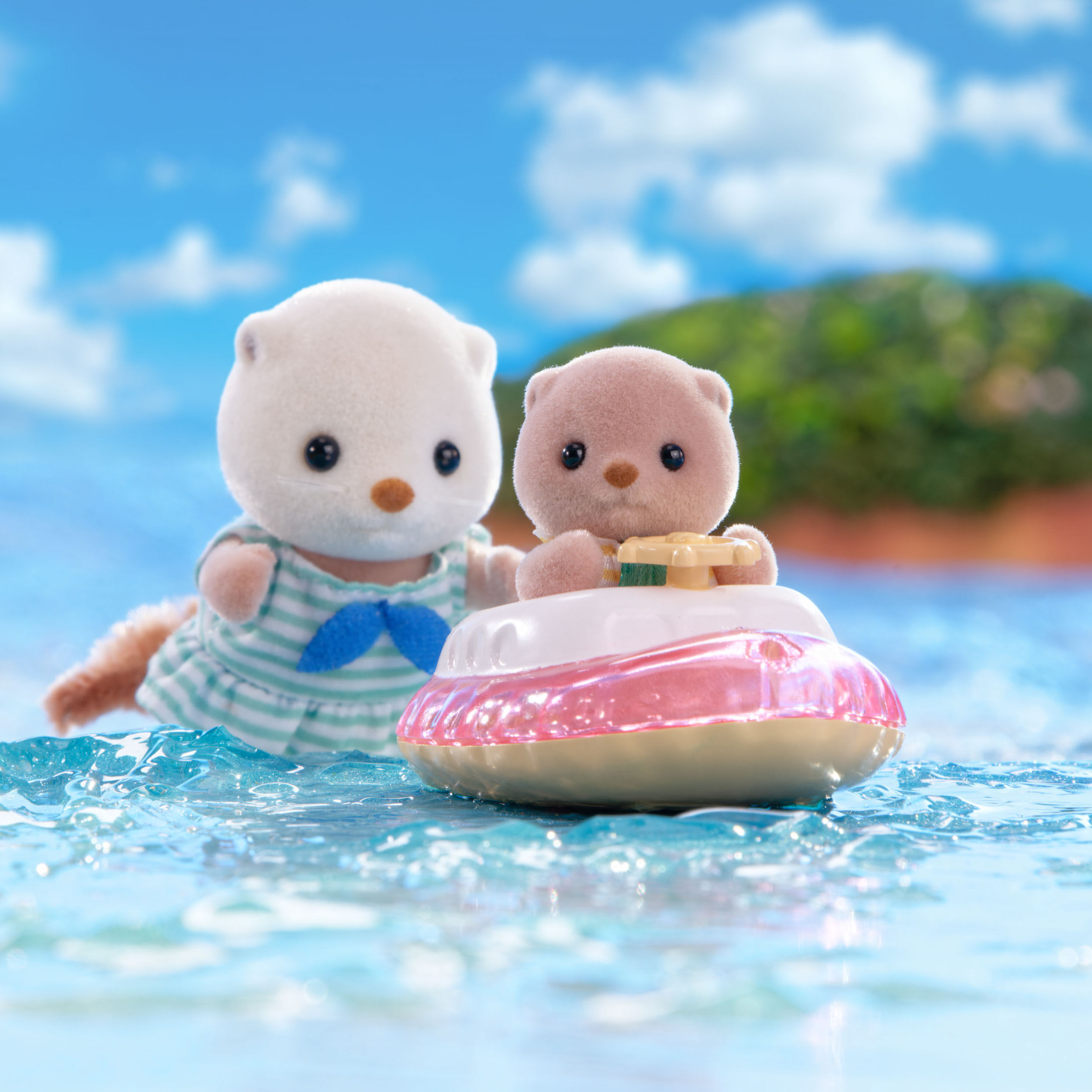 ラッコのきょうだい -海あそびセット- / 家具と人形セット