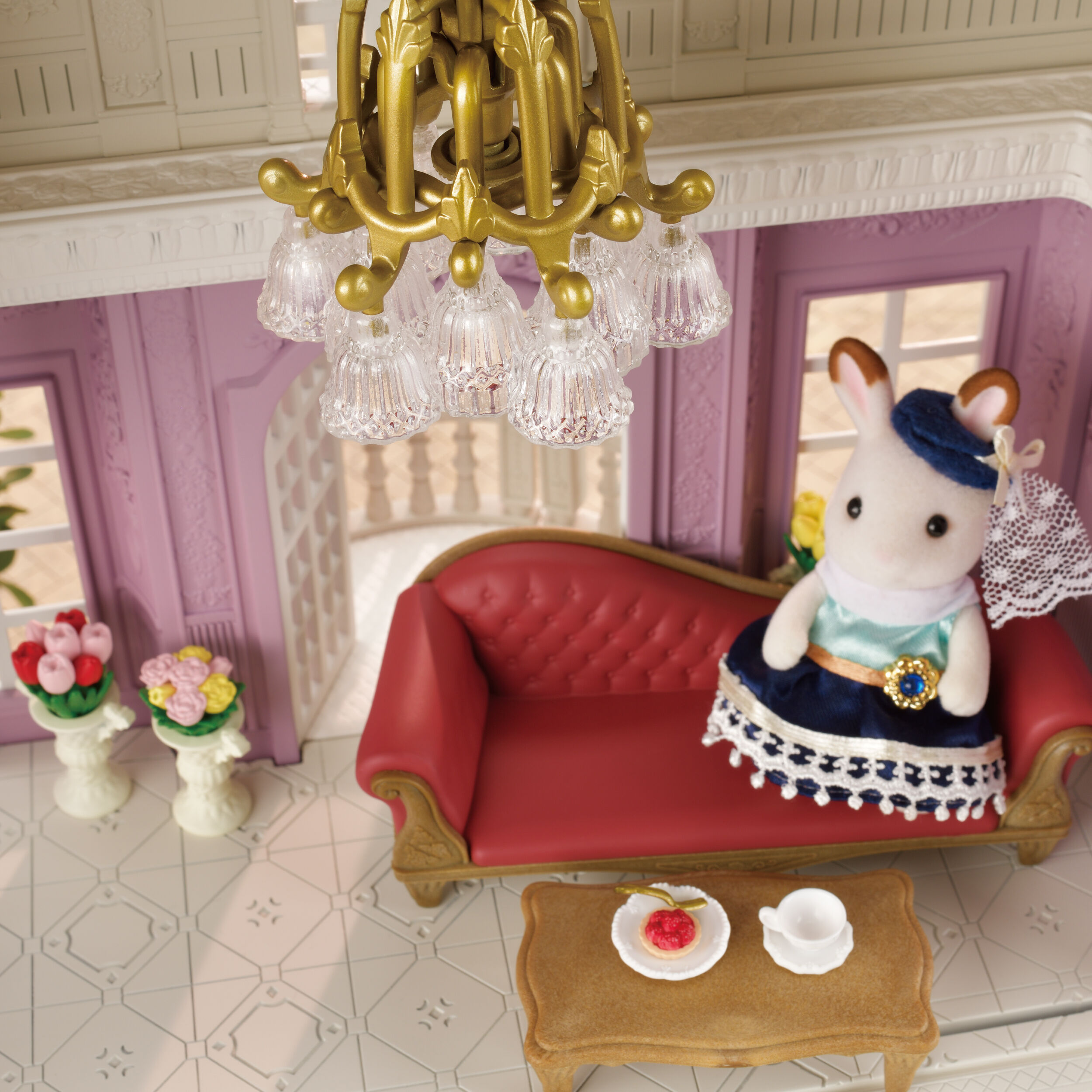シルバニアファミリー　まとめ売り　3階建　人形・家具・グランドハウス・マイルーム シルバニアファミリー まとめ売り 3階建 人形・家具・グランド