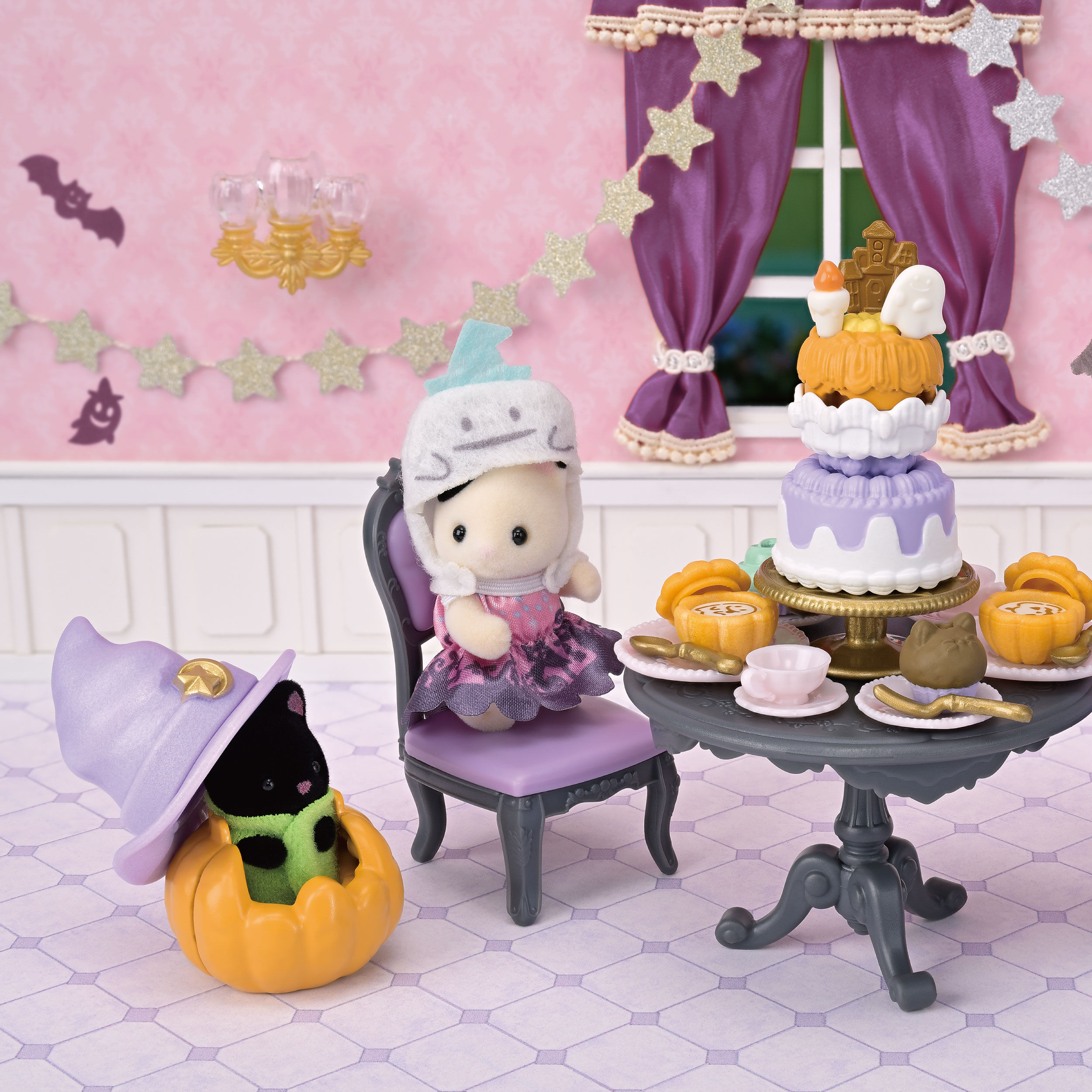 ドキドキへんしん！ハロウィンパーティーセット / 家具と人形