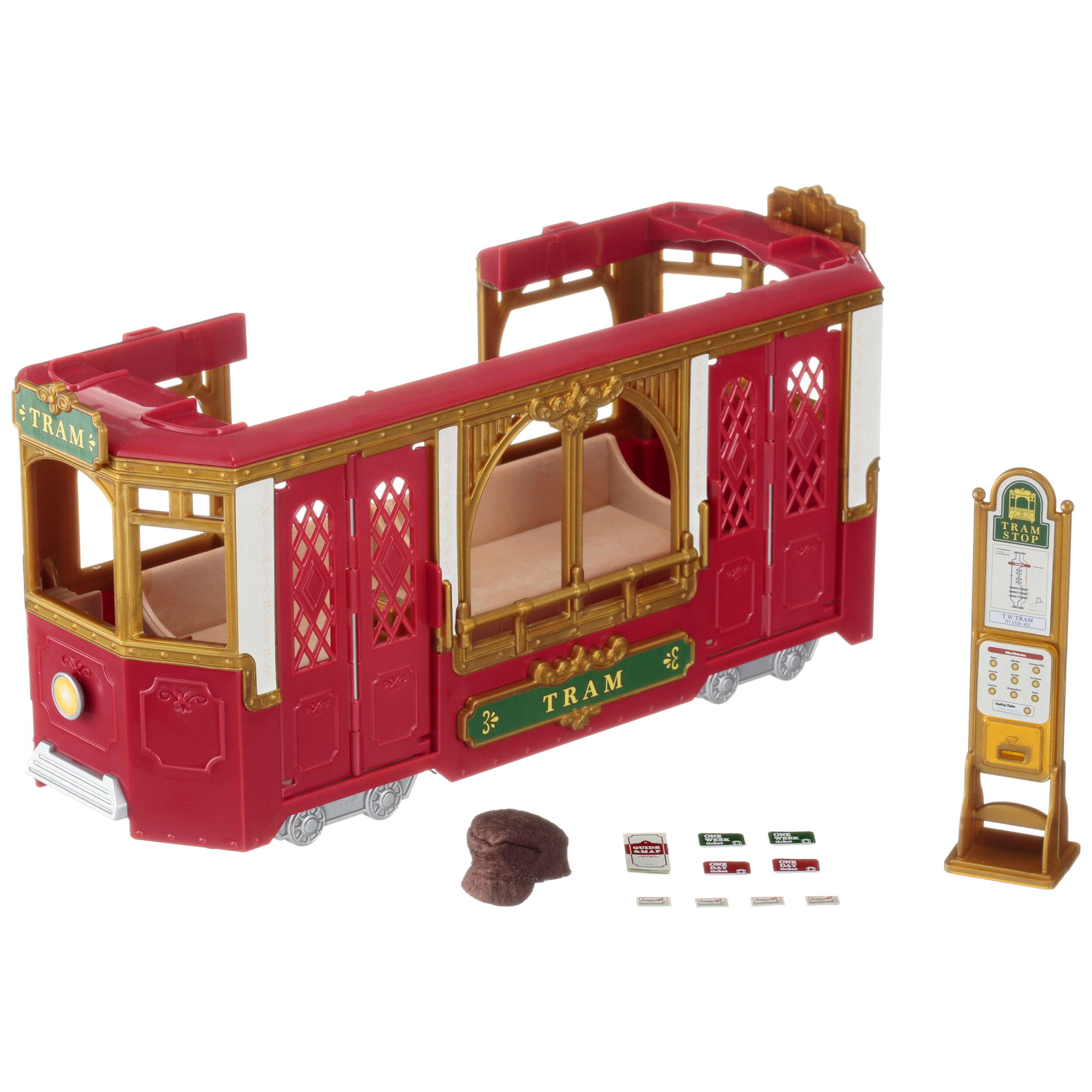 シルバニアファミリー　海外版　トラム　デパート　ポーチ シルバニアファミリー海外版トラムデパートポーチ