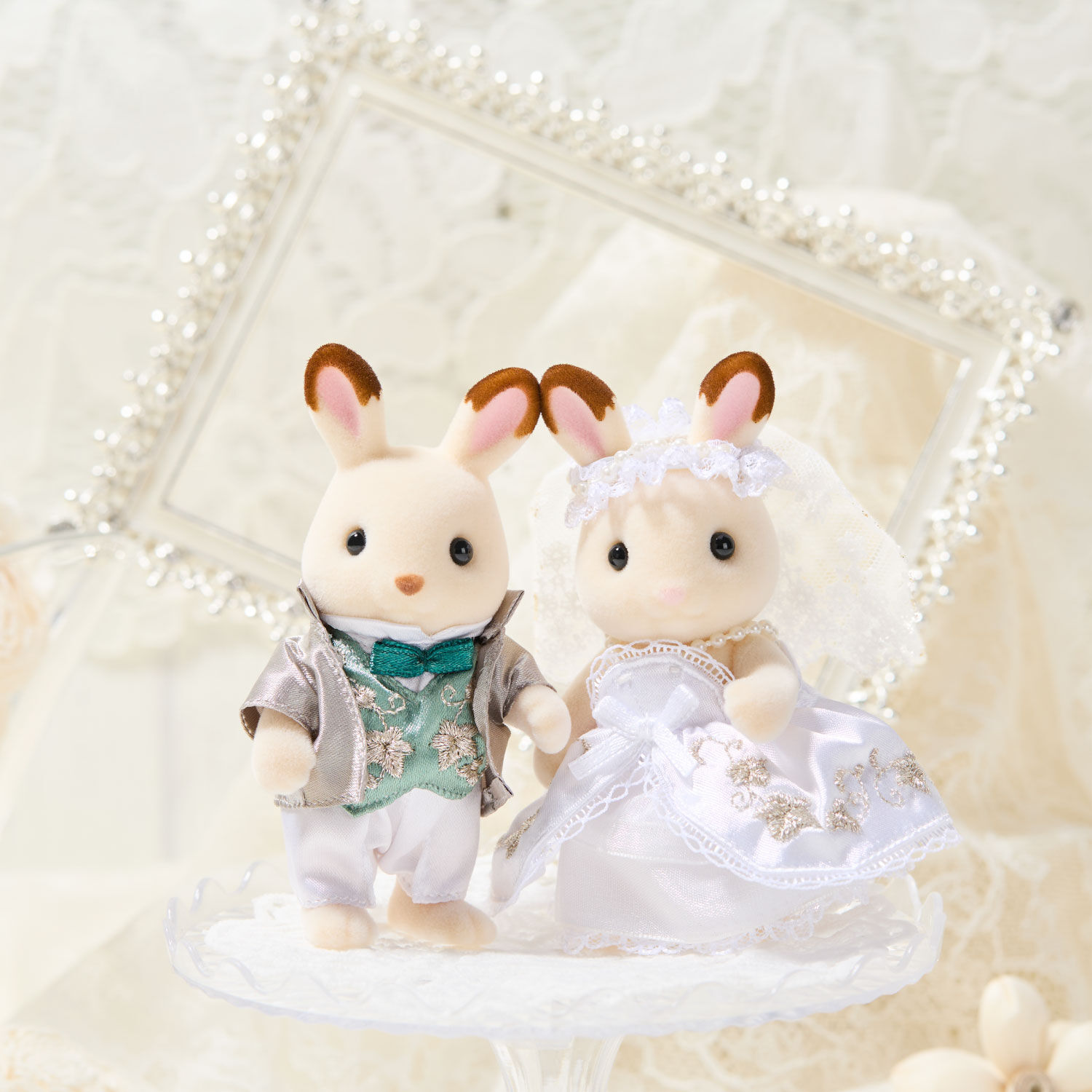 シルバニアファミリー　すてきなウエディング ペアセット 赤ちゃん ペアセット Amazon.co.jp: Sylvanian Families シルバニアファミリー すてき